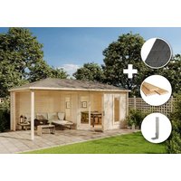 ECO Set - Gartenhaus  5-Eck Liwa -imprägniert