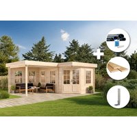 ECO Set - Gartenhaus  5-Eck Pepe