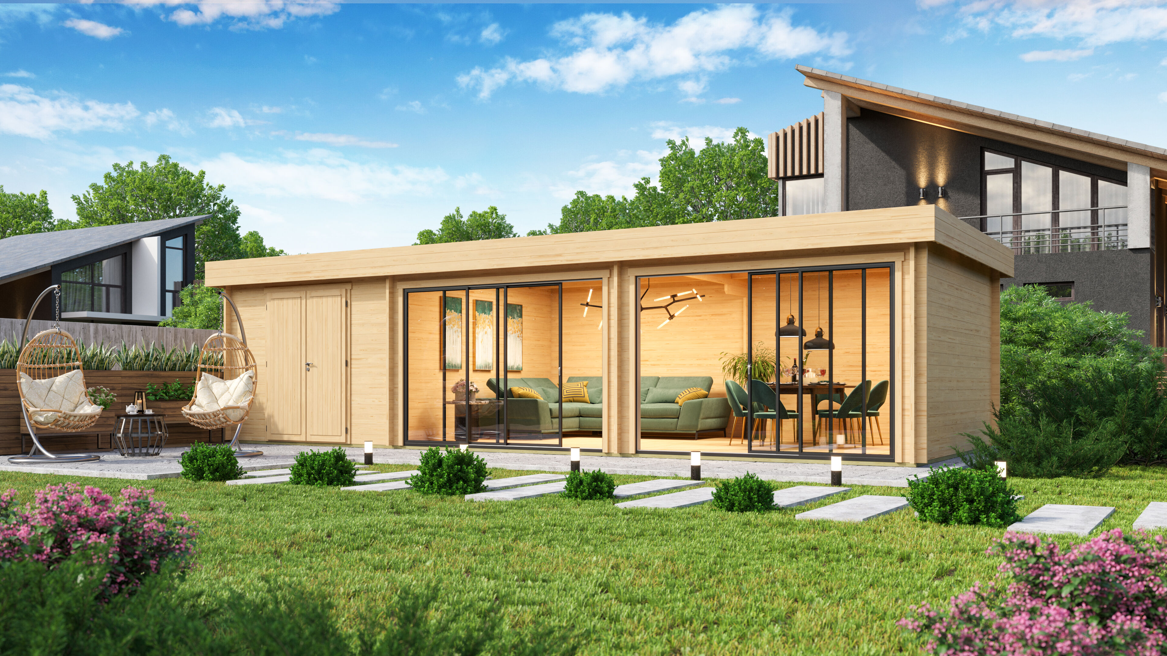 Fjordholz Gartenhaus Alu Concept 44 L