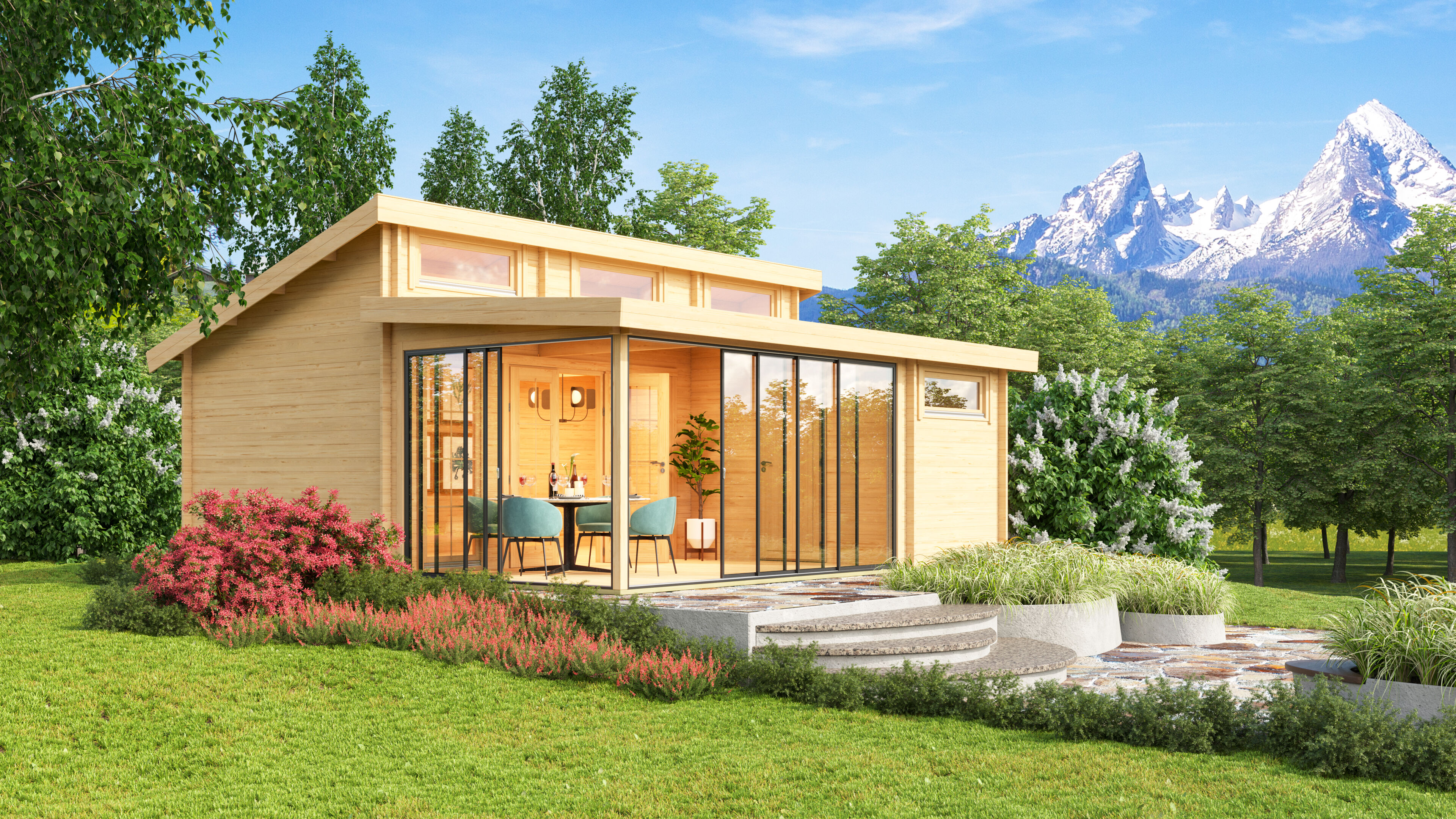 Fjordholz Gartenhaus Alu Concept Zürich 44