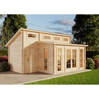 Gartenhaus Lausitz ISO mit Anbau