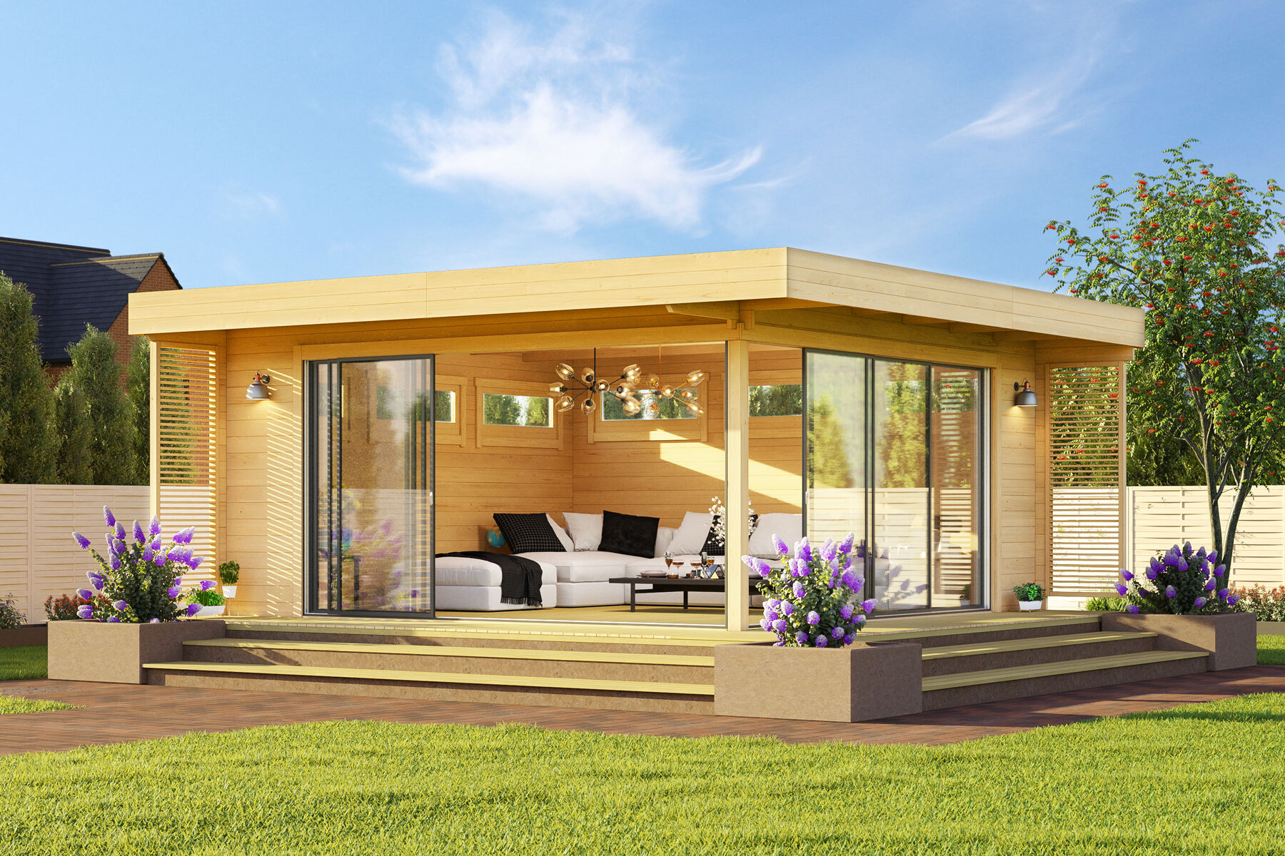 Fjordholz Gartenhaus Melany Alu 70