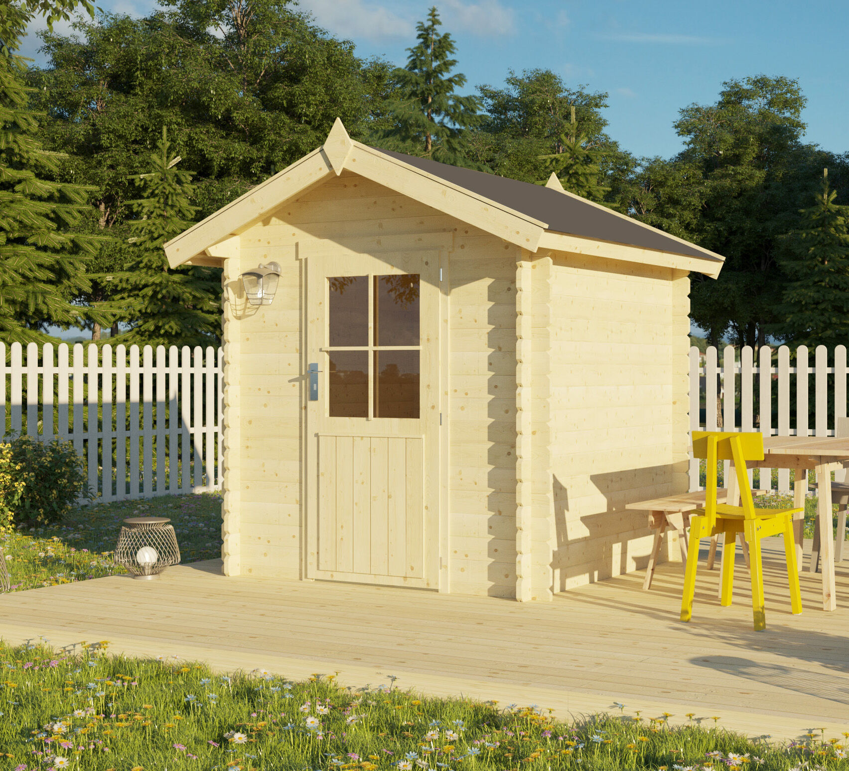Fjordholz Gartenhaus Modell Anna 28