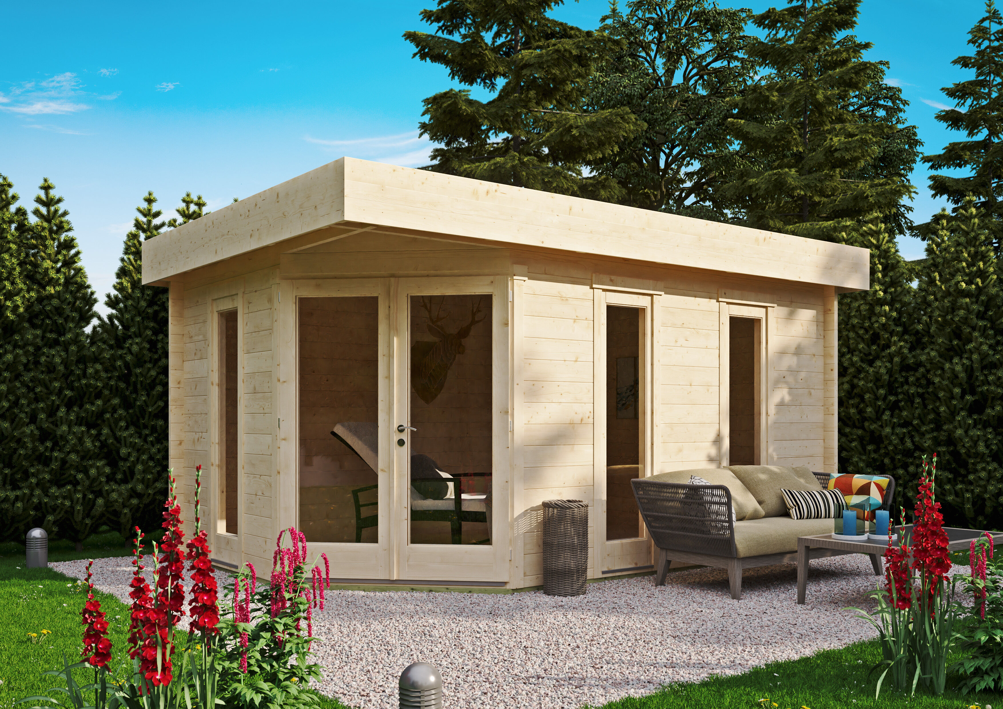 Fjordholz Gartenhaus Modell Birger 44