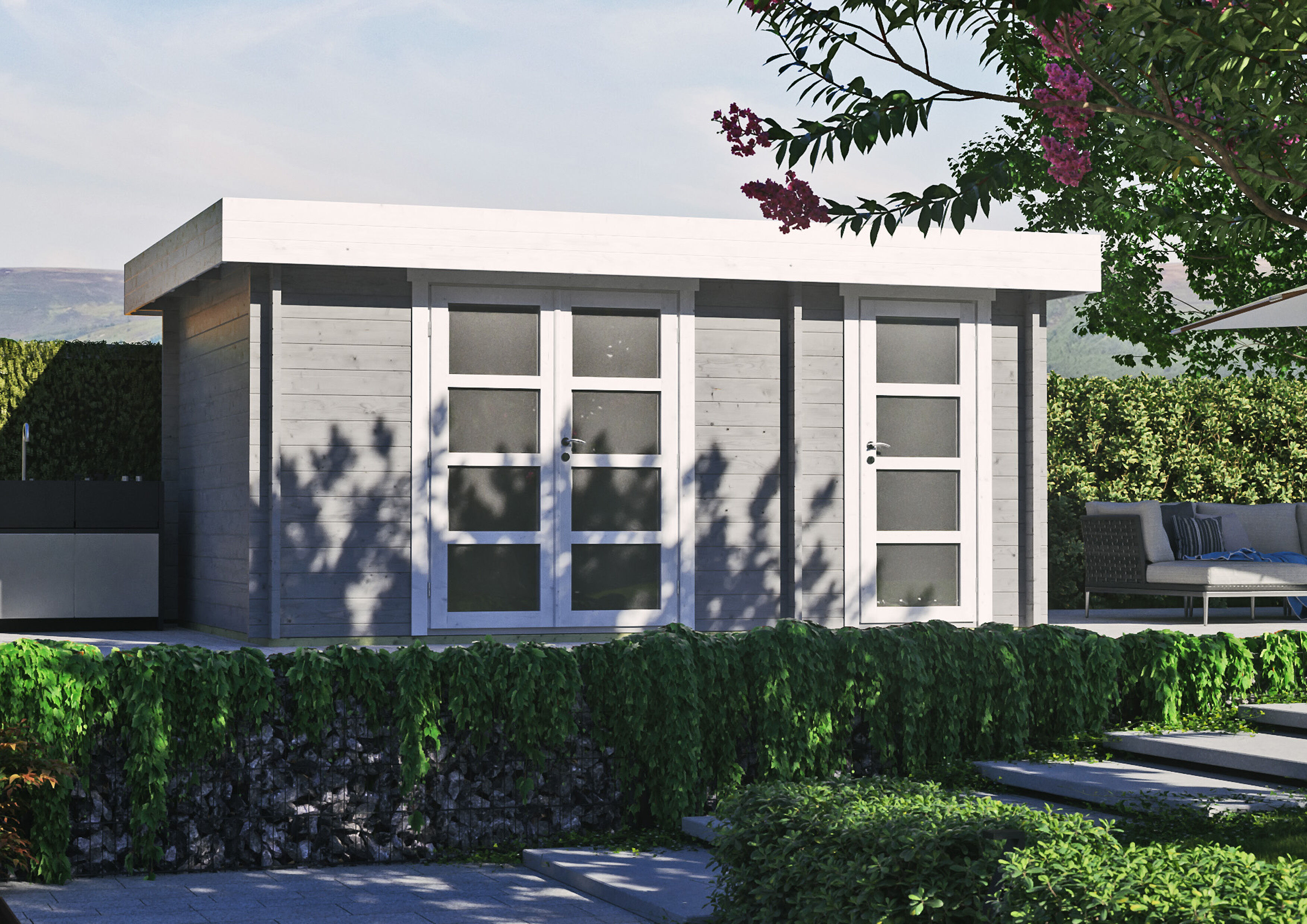 Fjordholz Gartenhaus Modell Brita 44