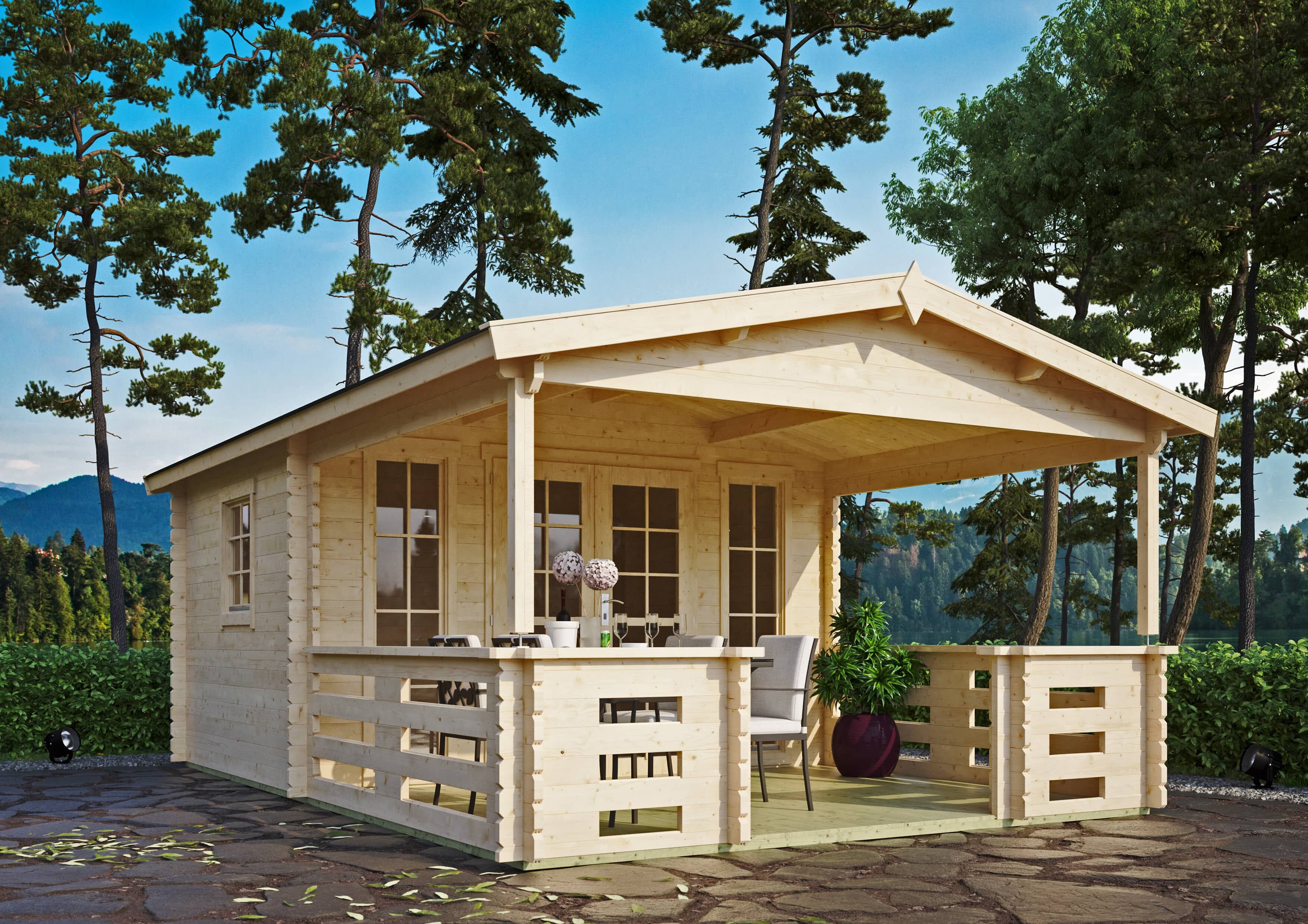Fjordholz Gartenhaus Modell Franjo 44 B