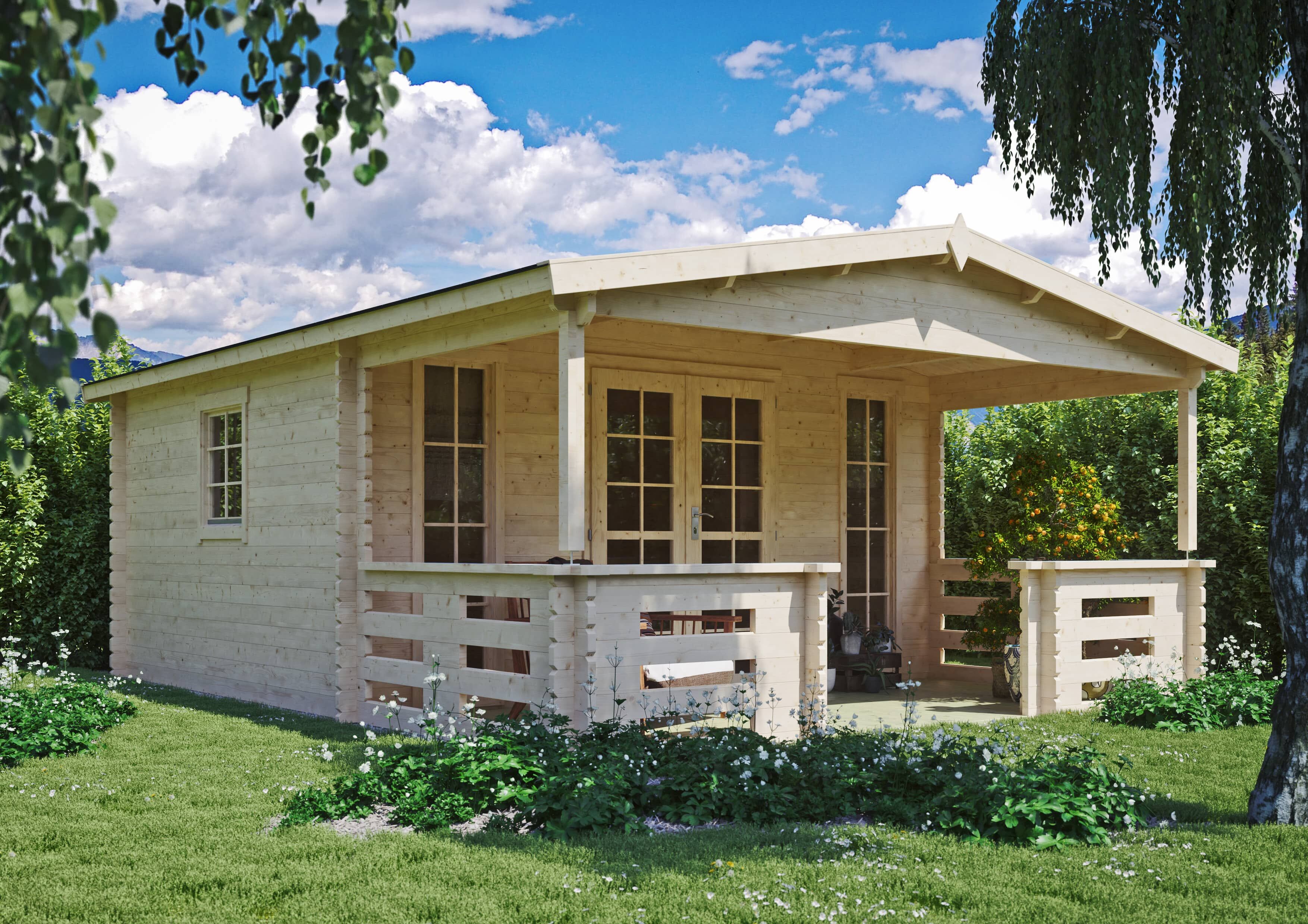 Fjordholz Gartenhaus Modell Franjo 44 C