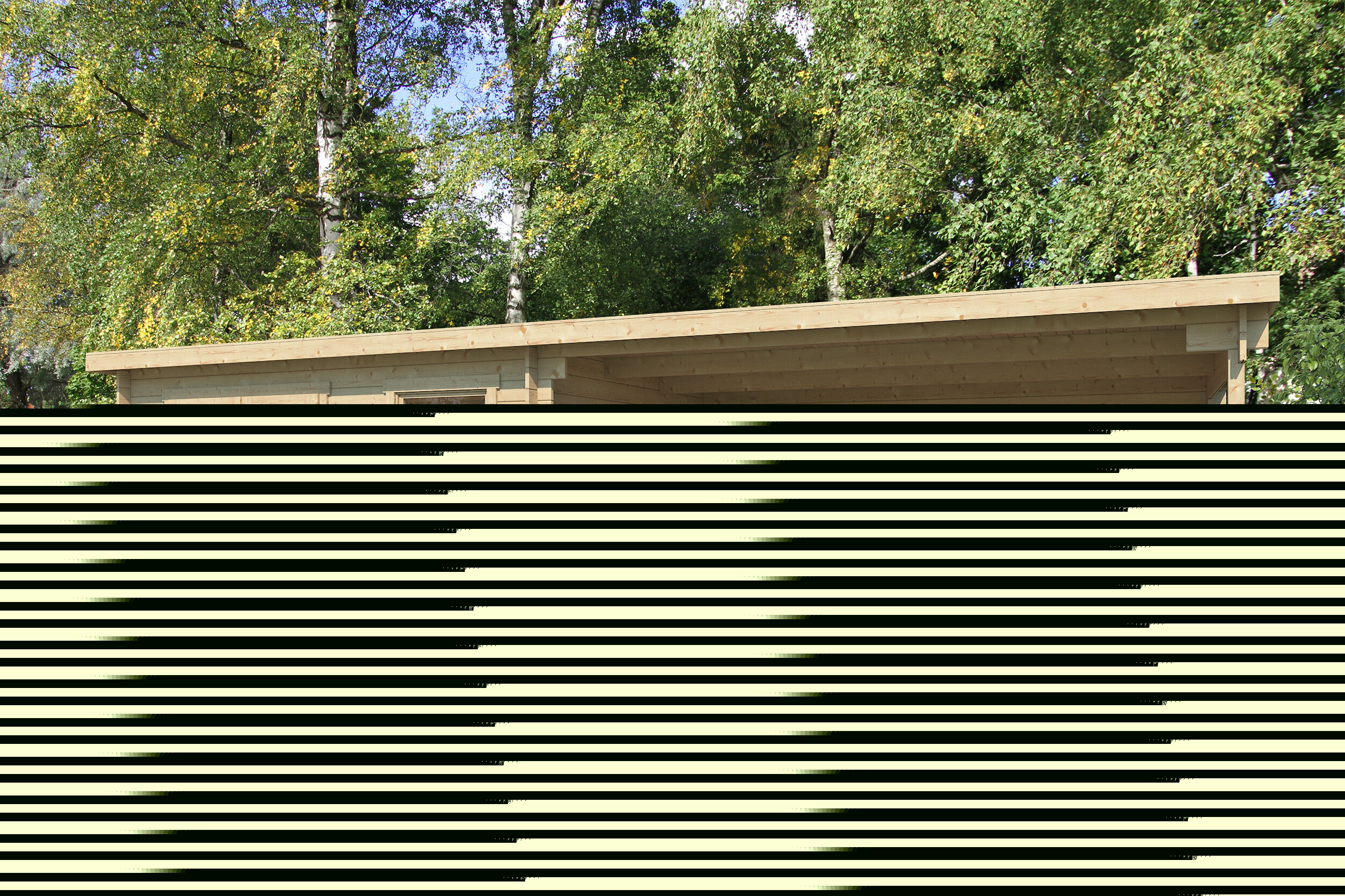 Fjordholz Gartenhaus Modell Gent 28 C
