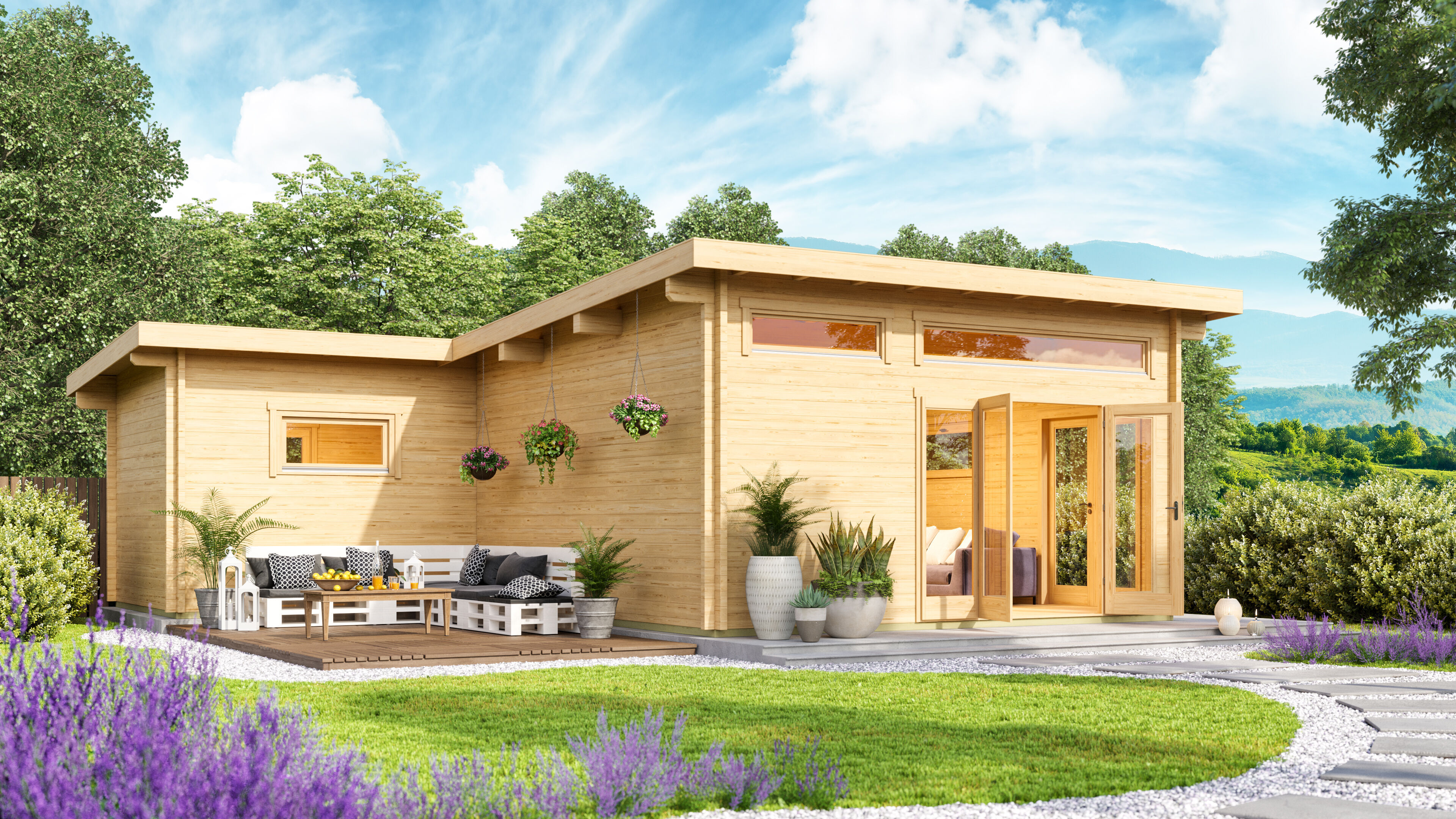 Fjordholz Gartenhaus Modell Harbord 70