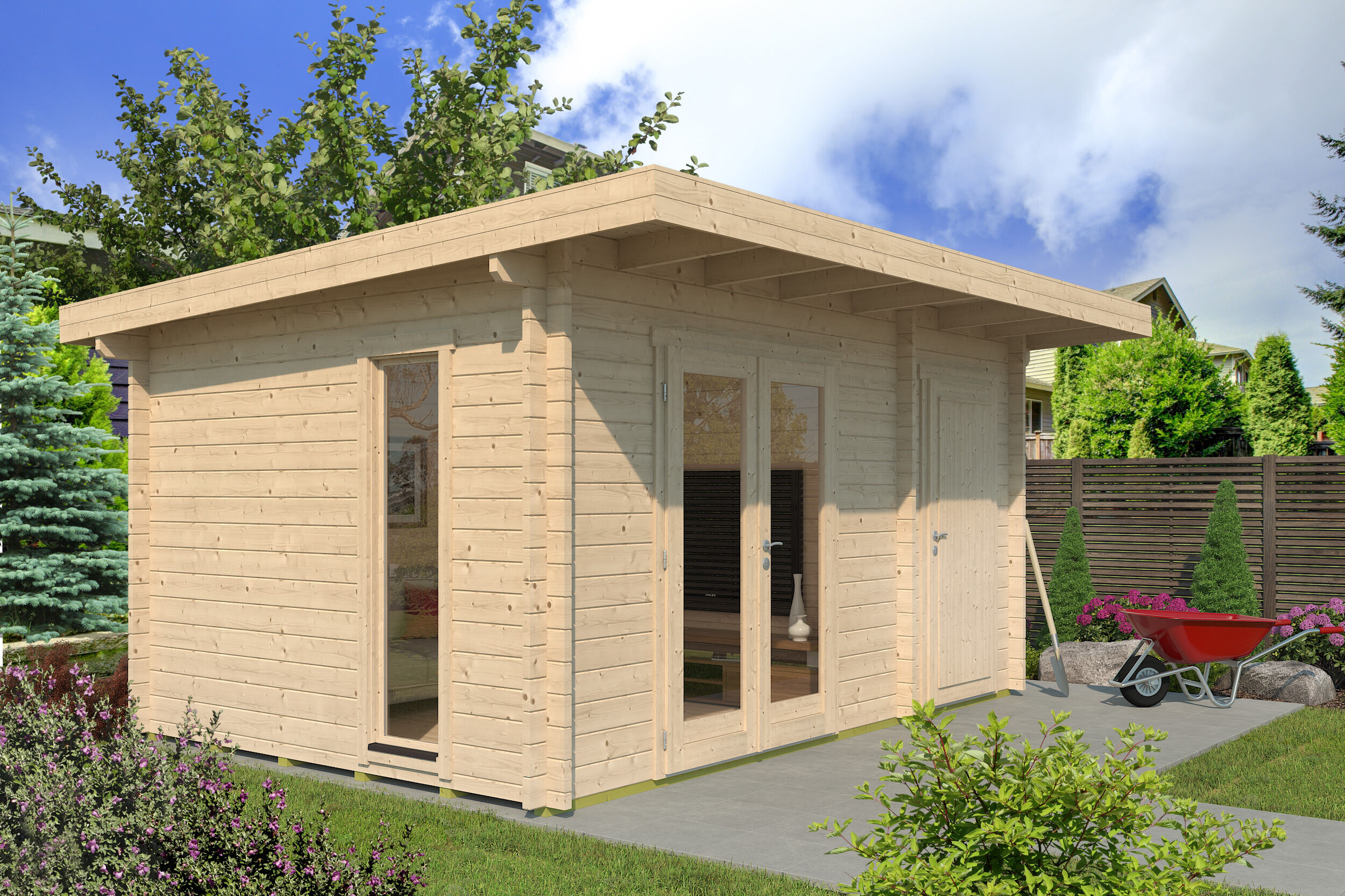 Fjordholz Gartenhaus Modell Heino 44