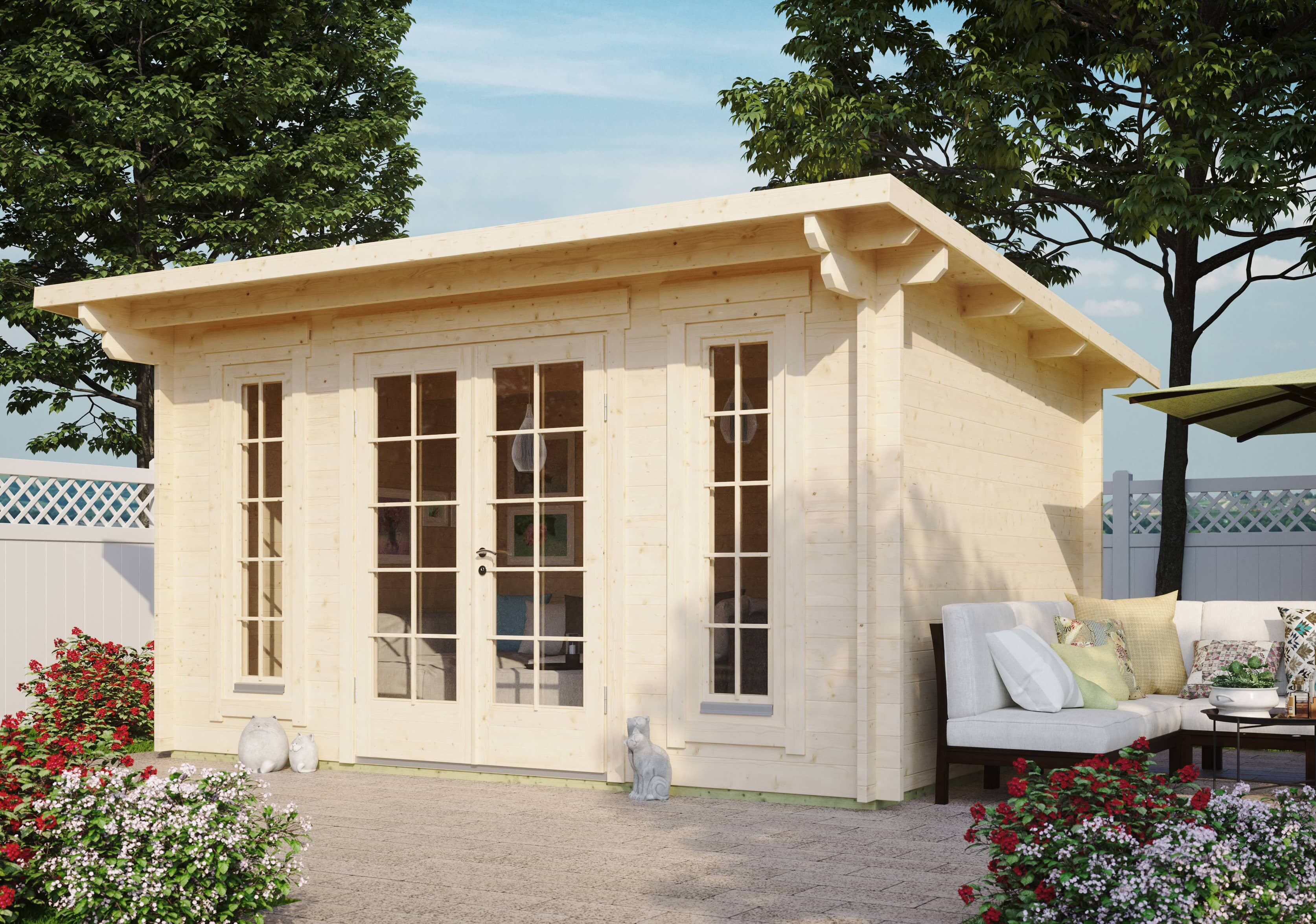 Fjordholz Gartenhaus Modell Jacob 44 B