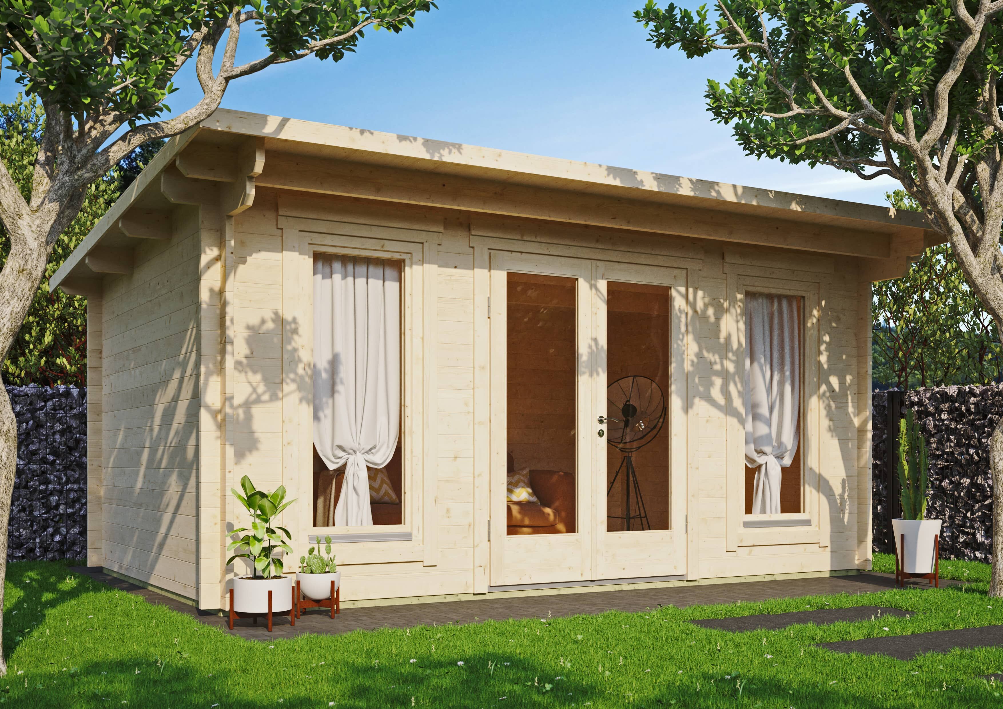 Fjordholz Gartenhaus Modell Jacob 44 D