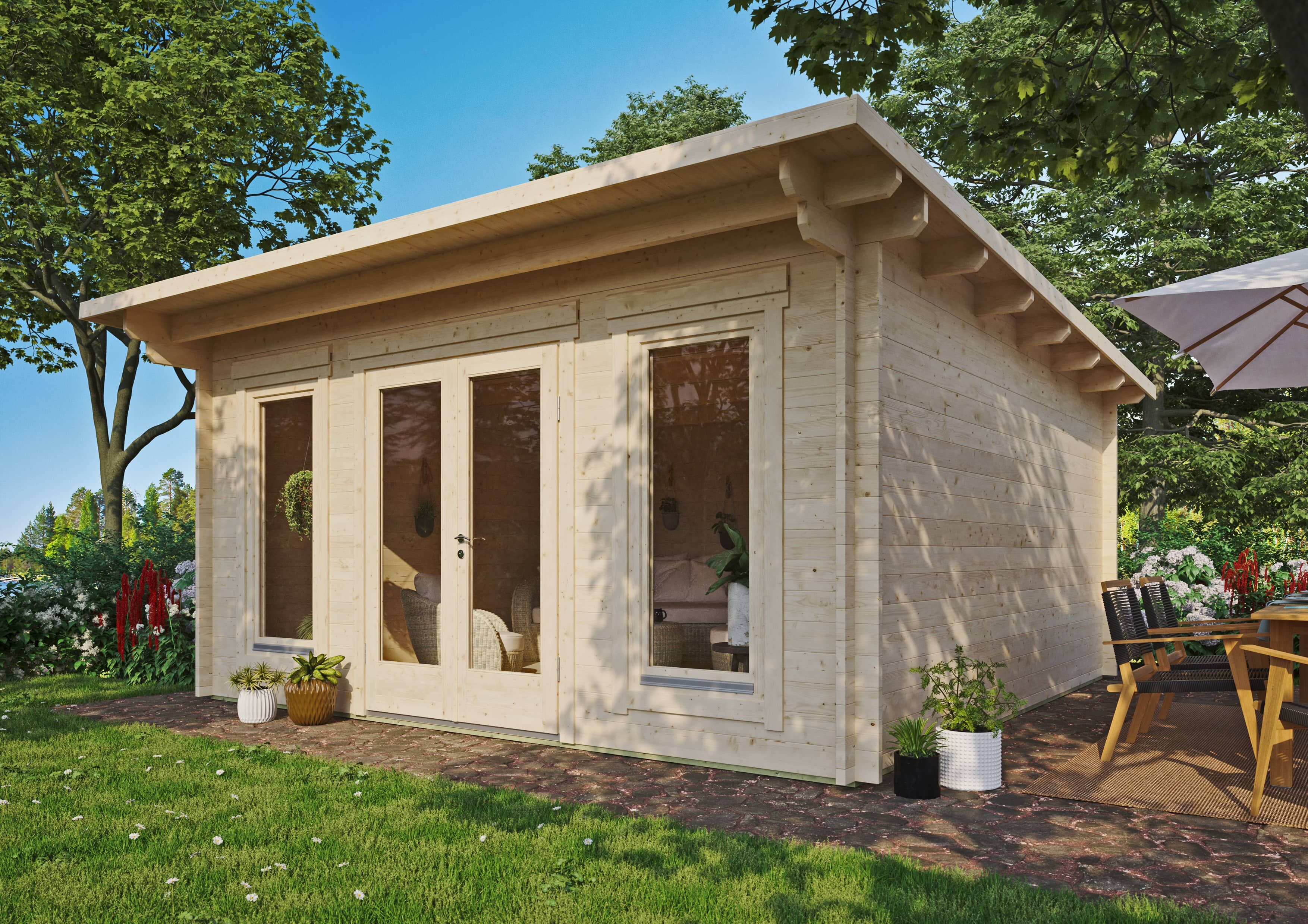Fjordholz Gartenhaus Modell Jacob 44 F