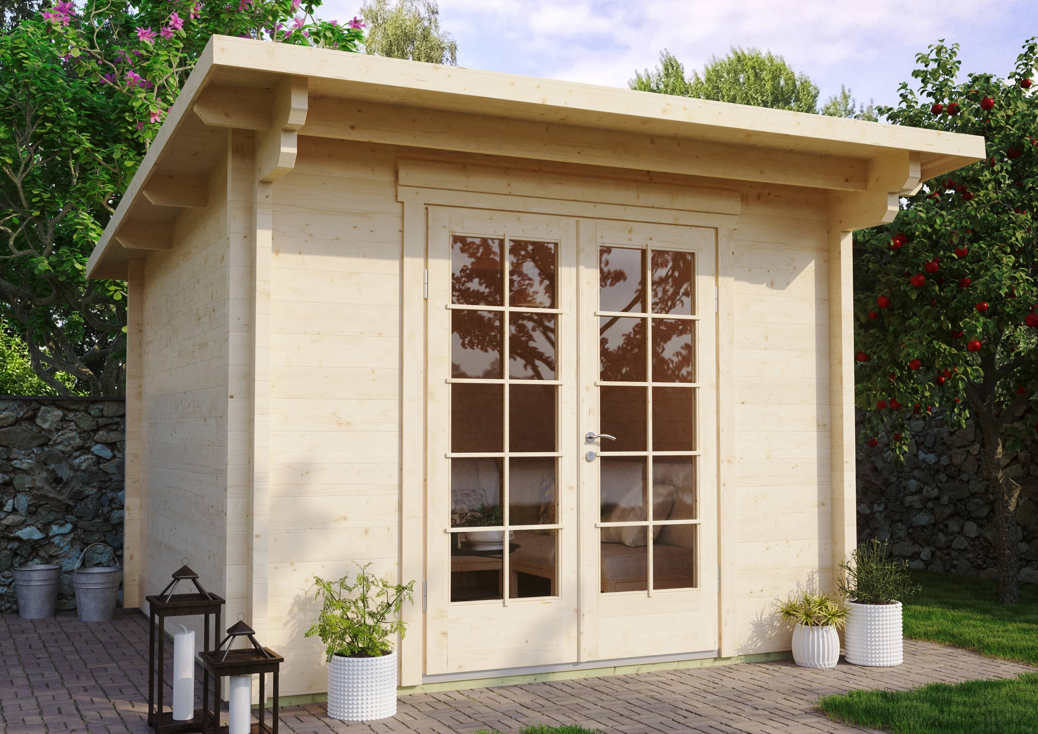 Fjordholz Gartenhaus Modell Jacob 70 A