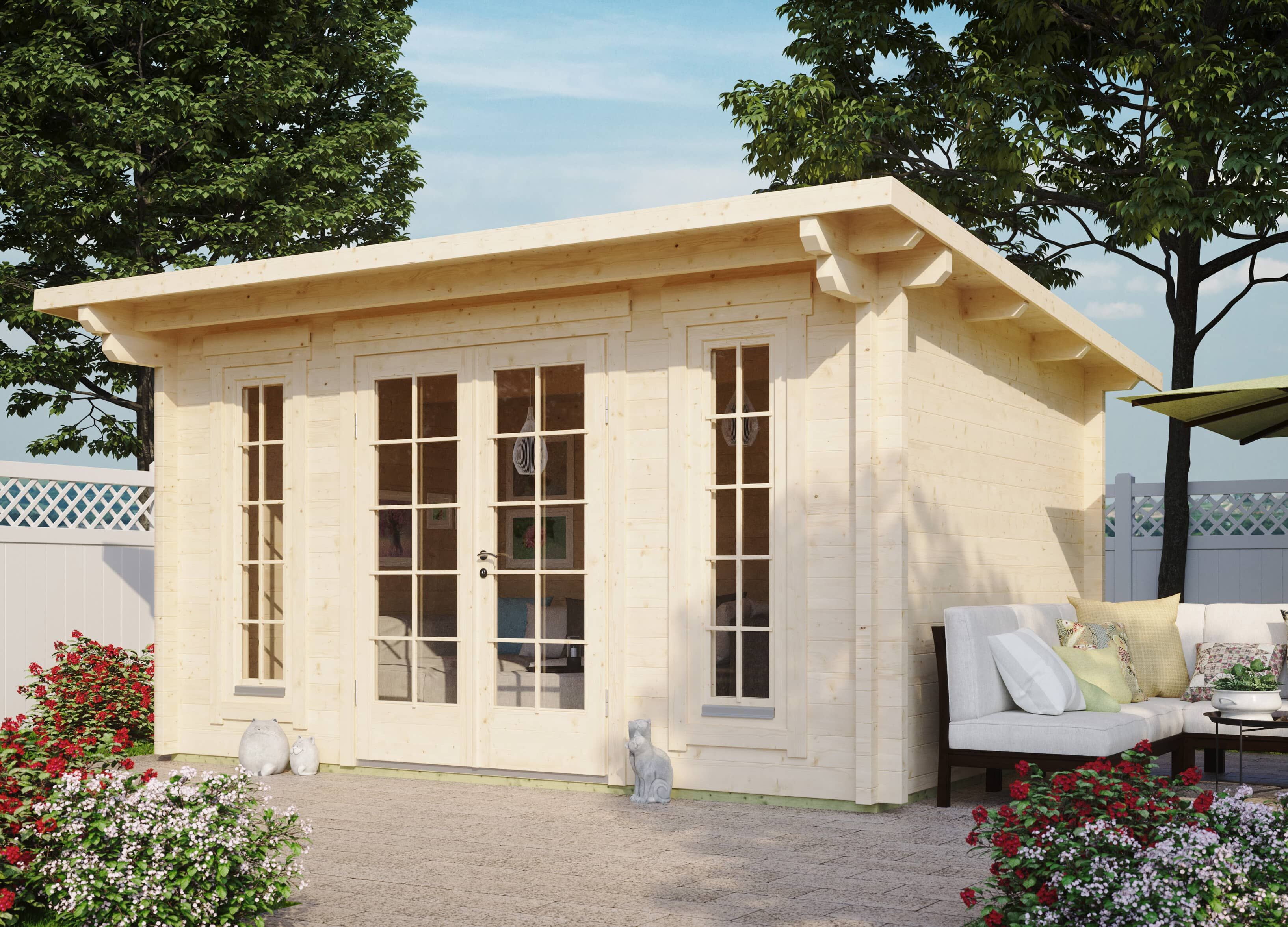 Fjordholz Gartenhaus Modell Jacob 70 B