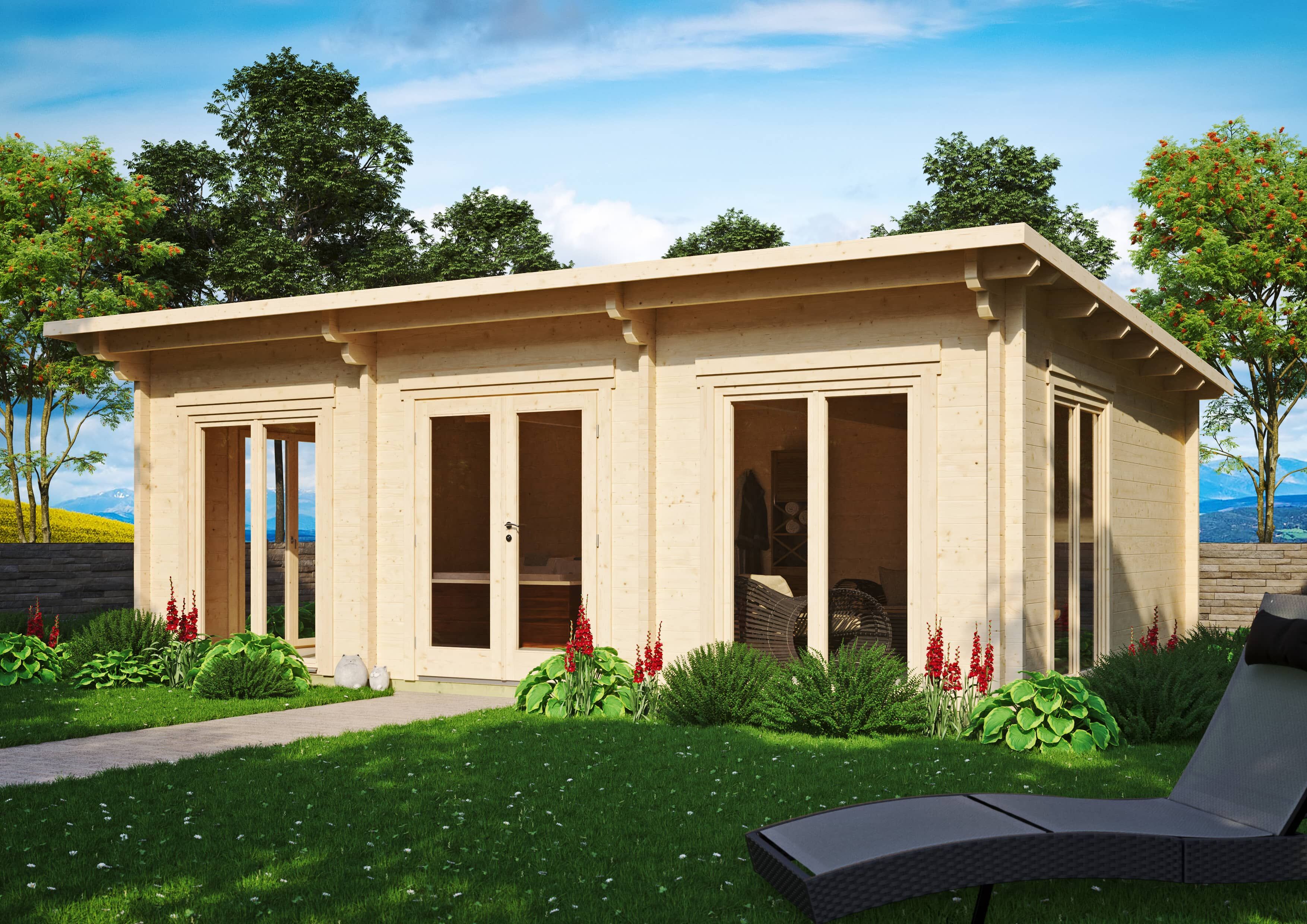 Fjordholz Gartenhaus Modell Jacob 70 I