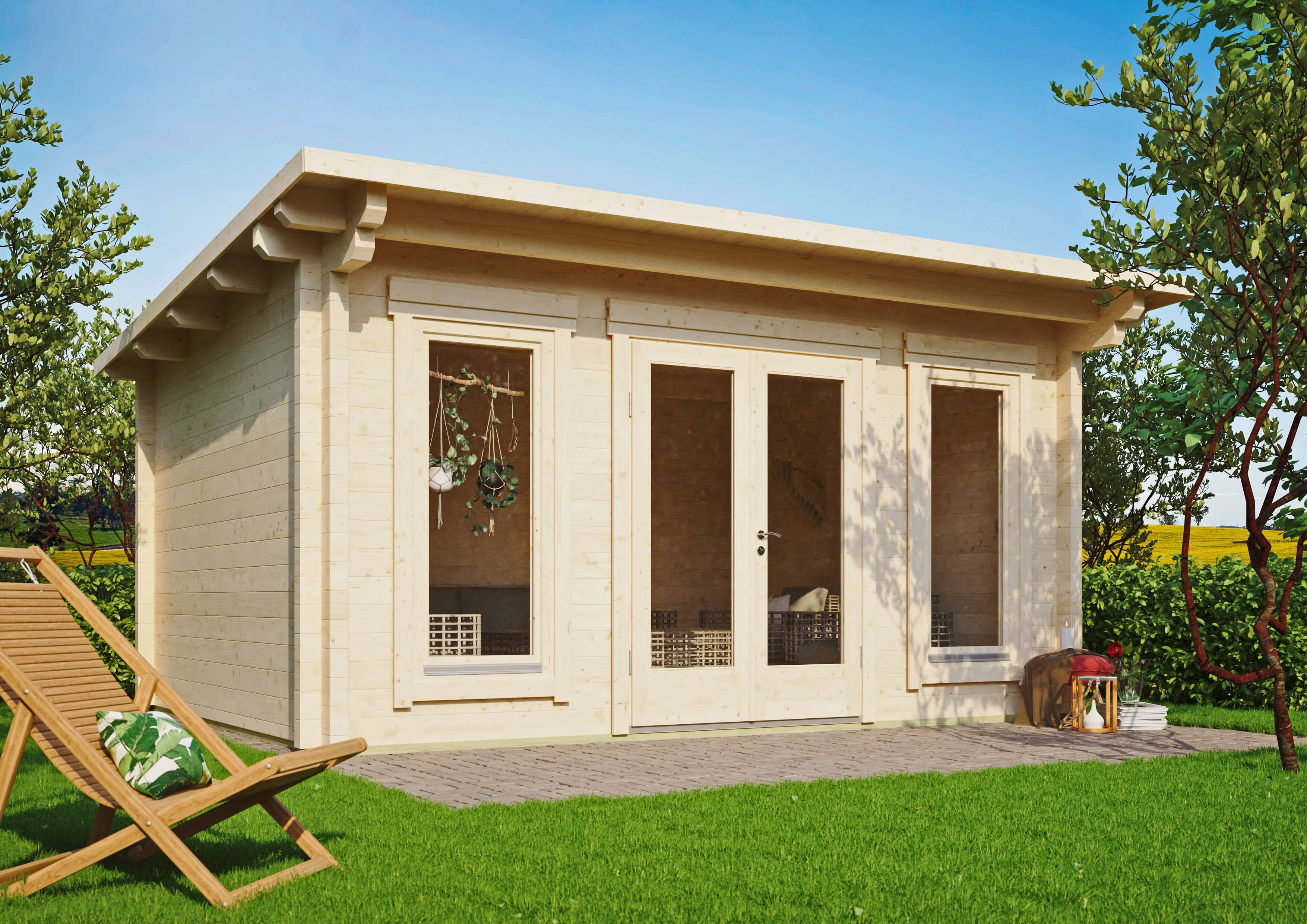 Fjordholz Gartenhaus Modell Jacob 90 E