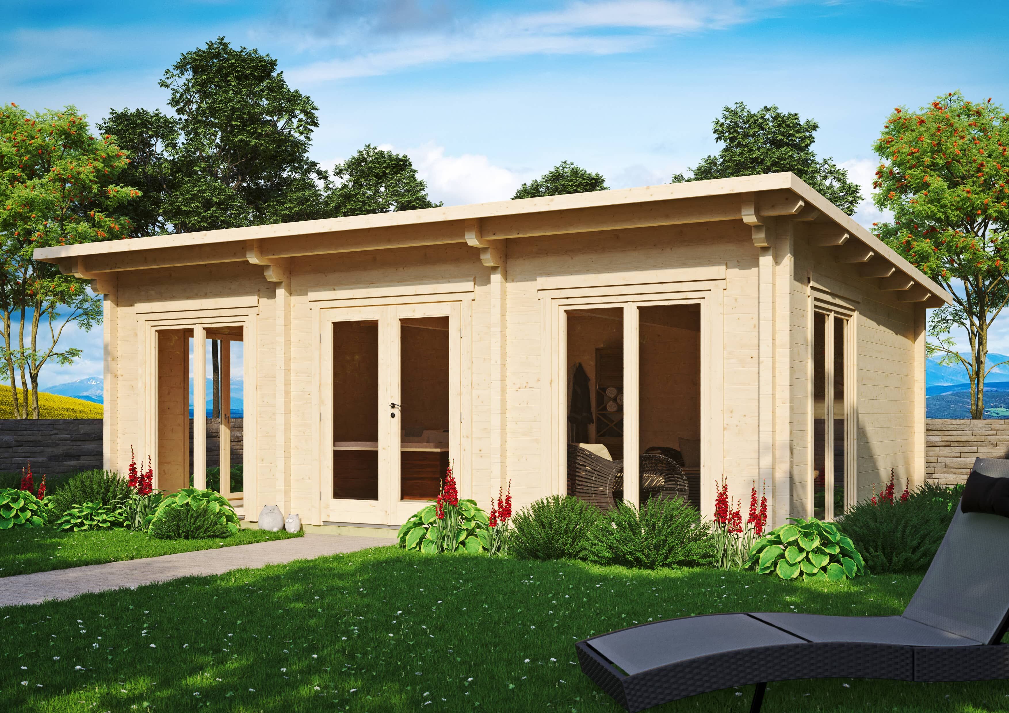 Fjordholz Gartenhaus Modell Jacob 90 I