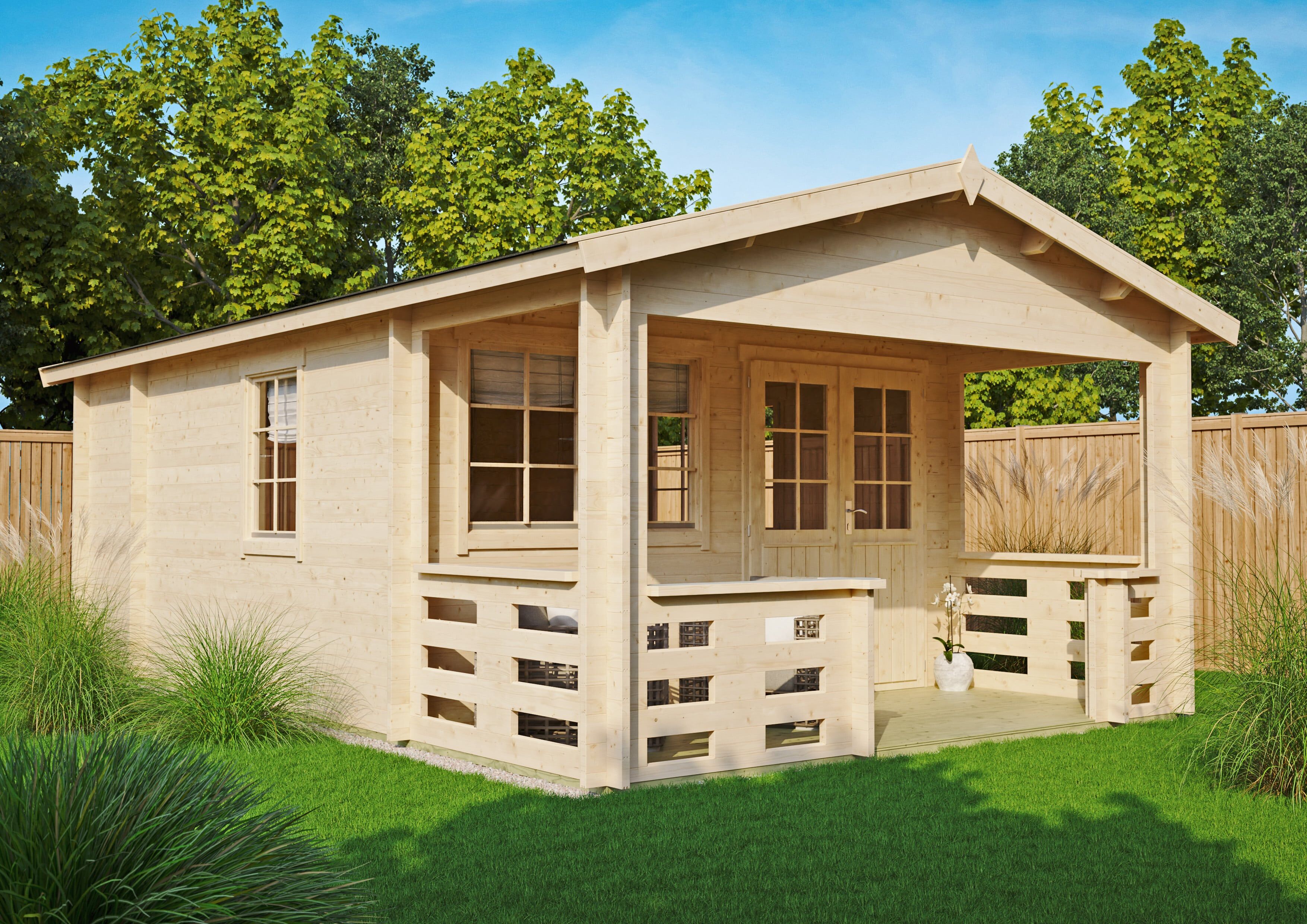 Fjordholz Gartenhaus Modell Johnny 44 B
