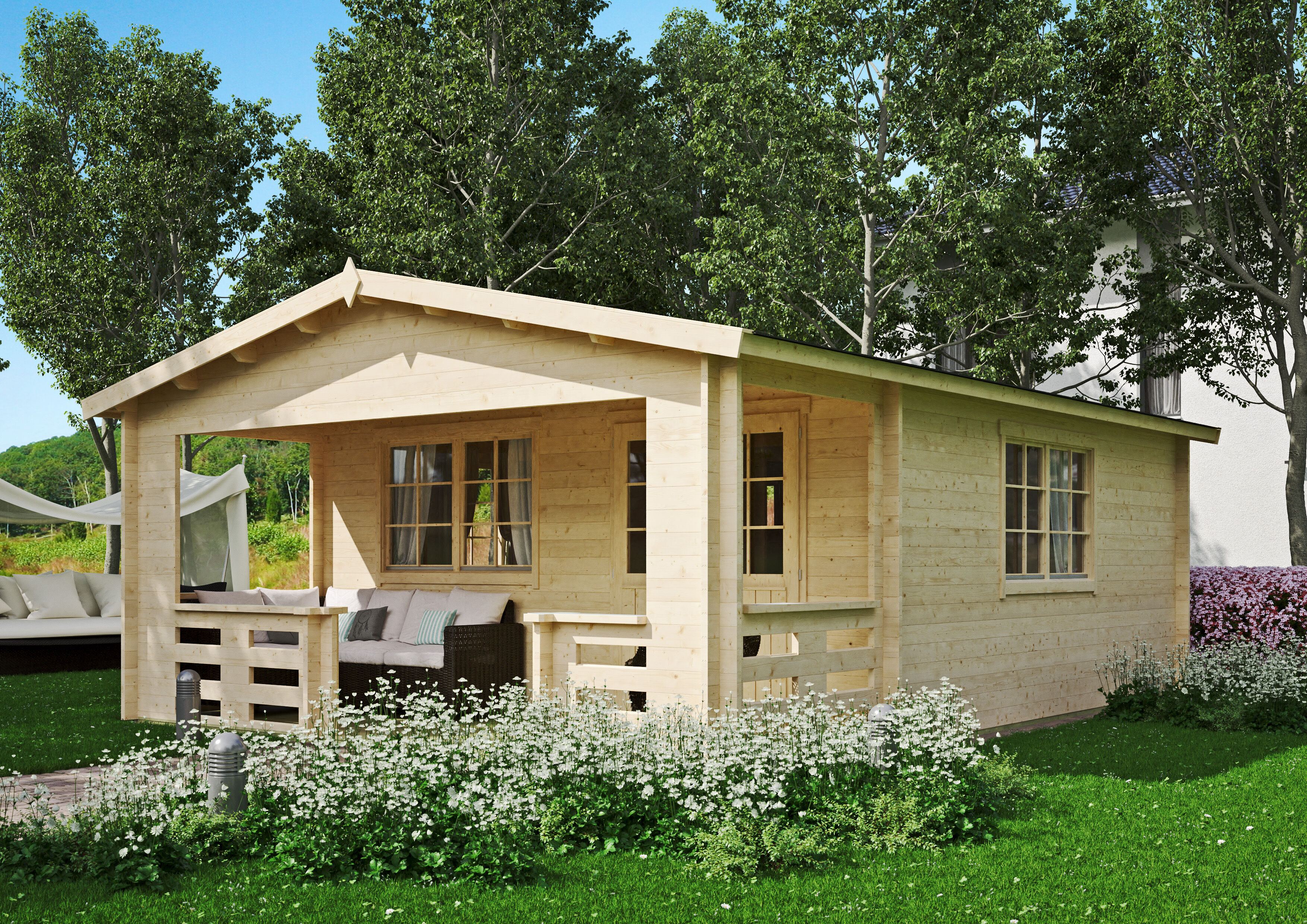 Fjordholz Gartenhaus Modell Johnny 44 C