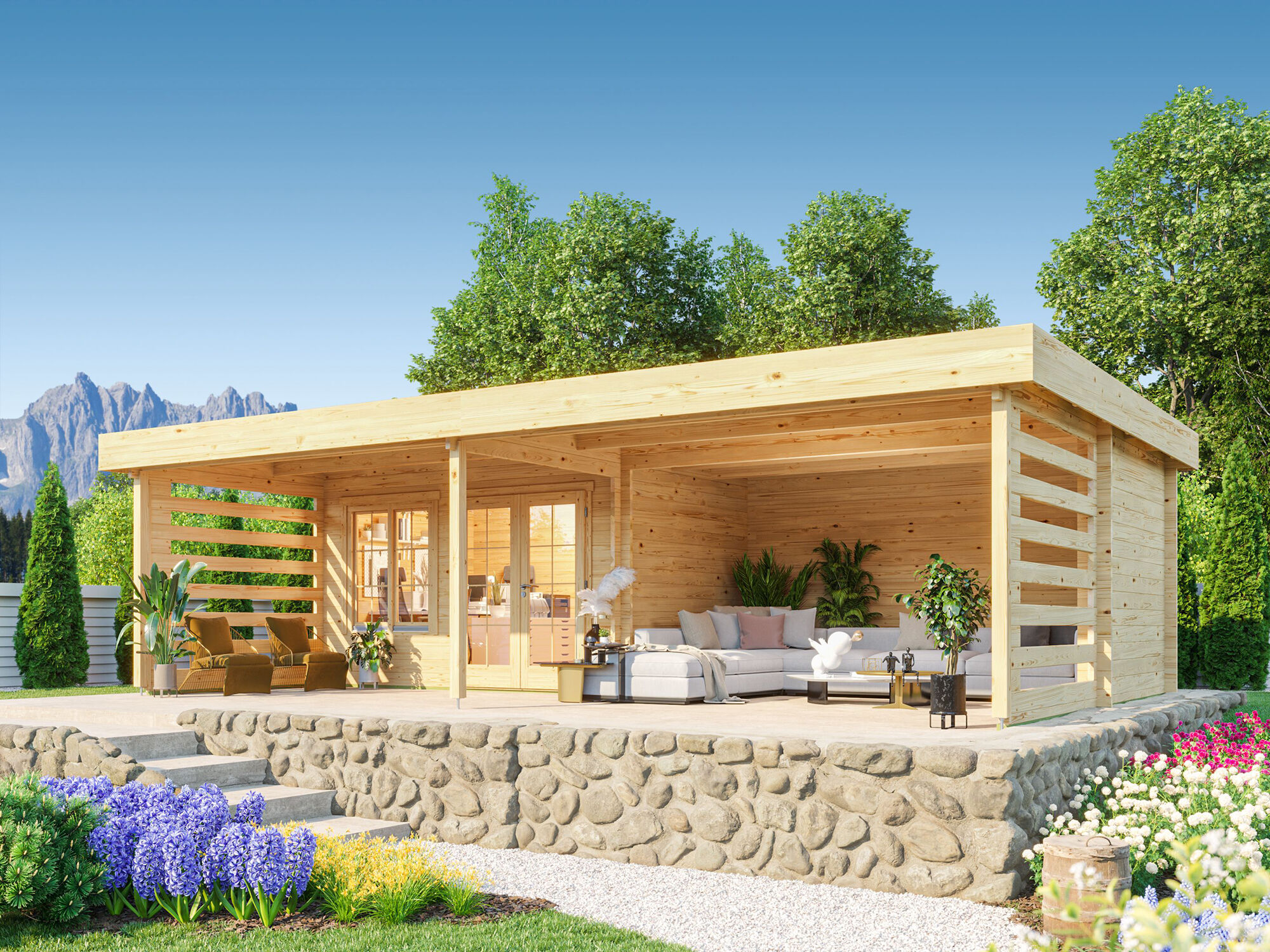 Fjordholz Gartenhaus Modell Jonte 44