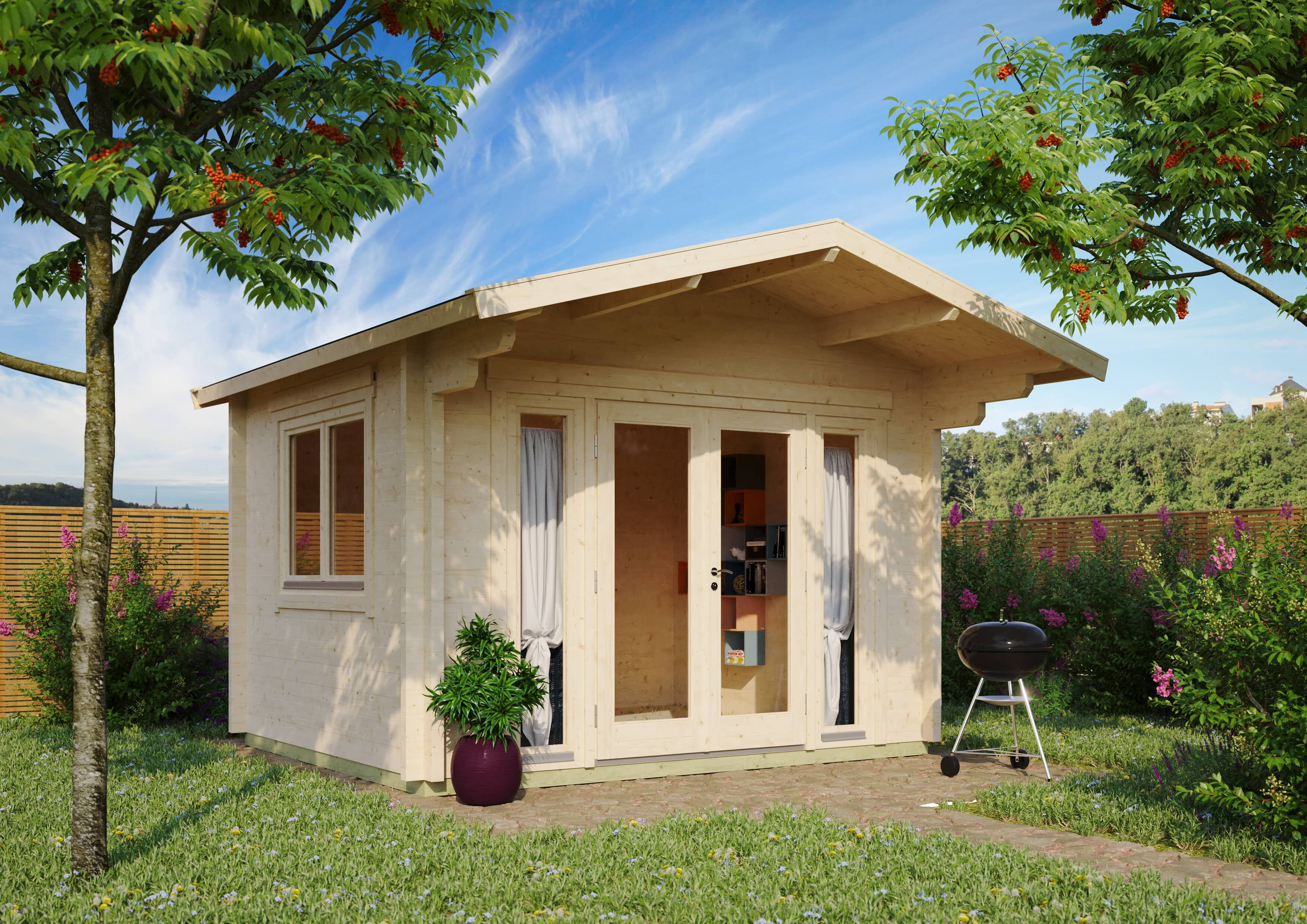 Fjordholz Gartenhaus Modell Kim 70 A