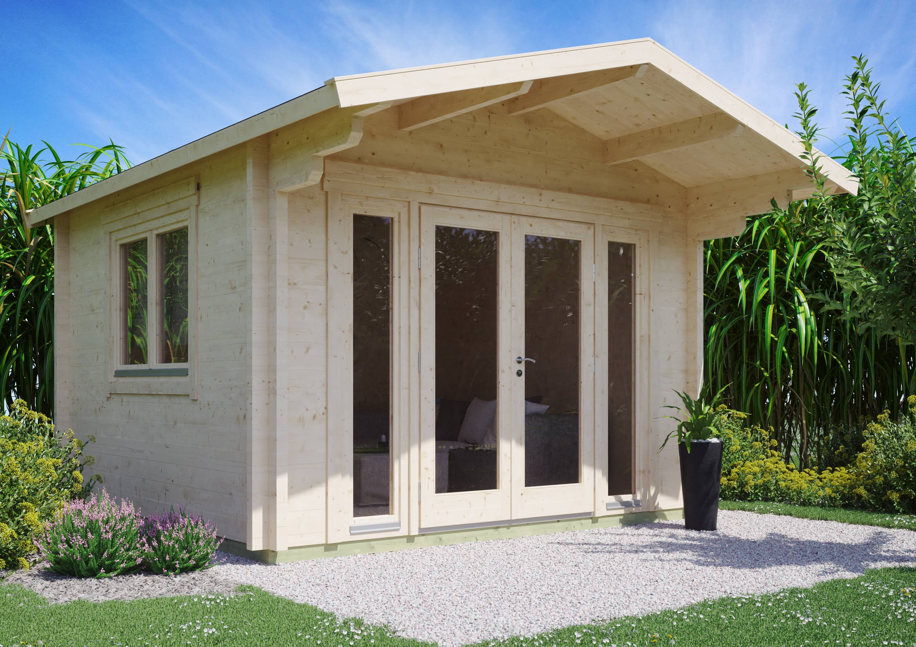 Fjordholz Gartenhaus Modell Kim 70 B