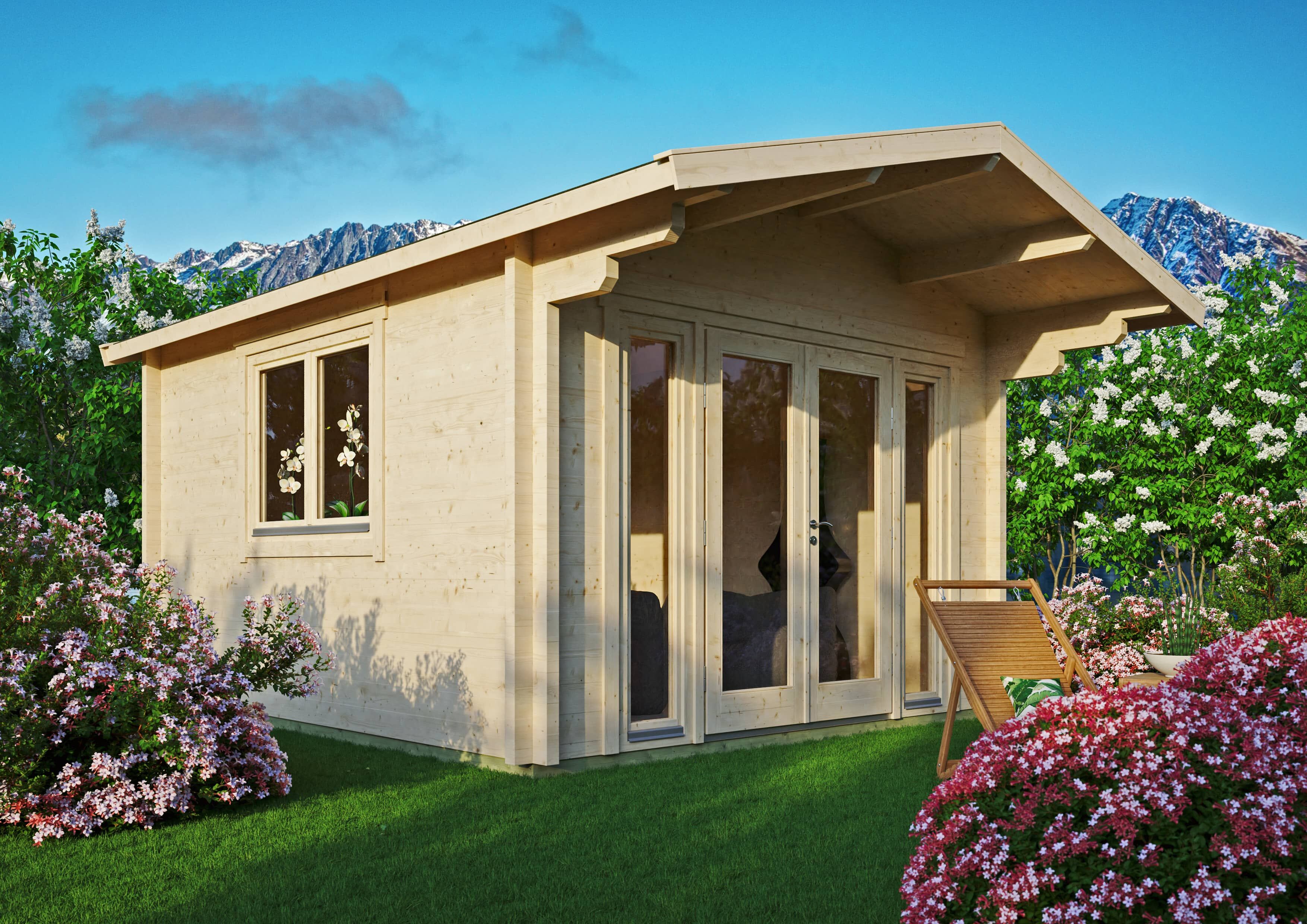 Fjordholz Gartenhaus Modell Kim 70 C