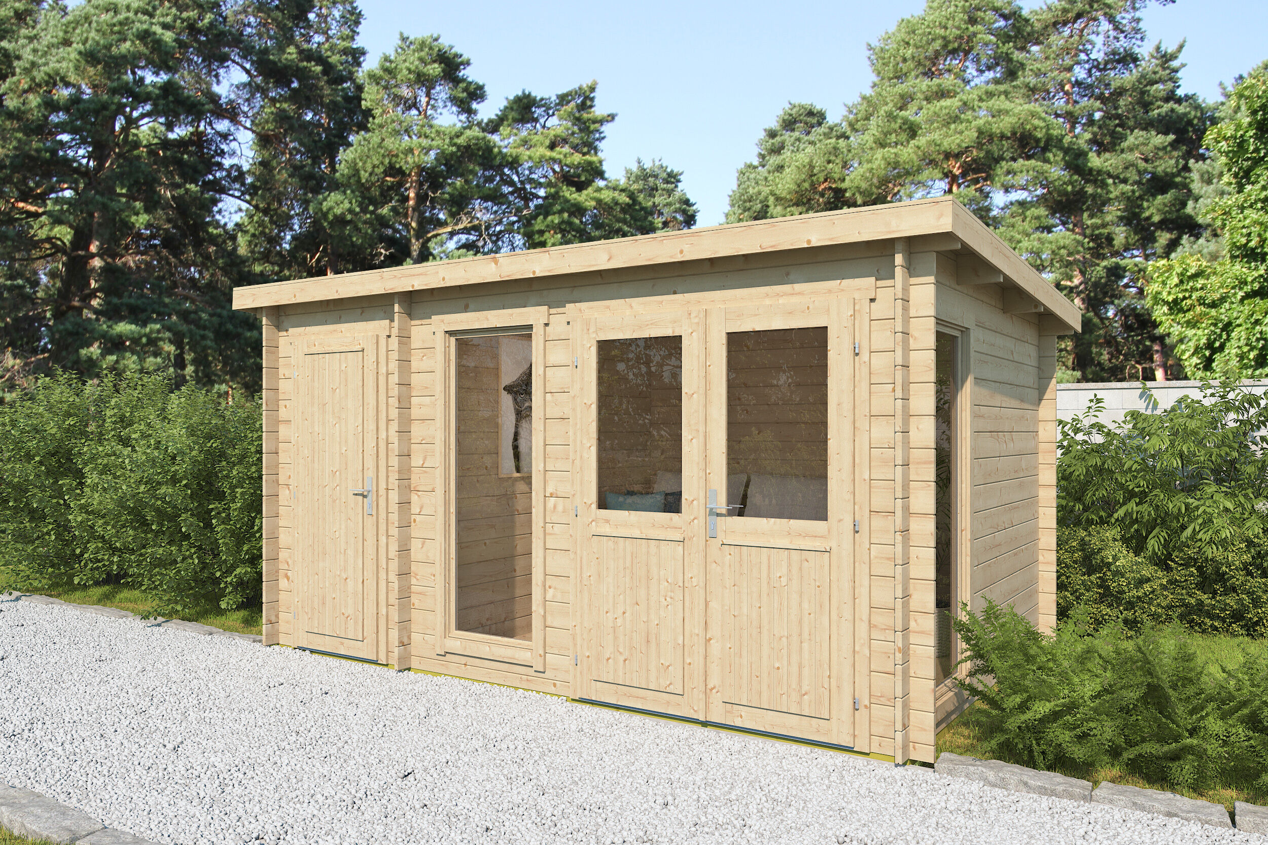 Fjordholz Gartenhaus Modell Krista 28 A