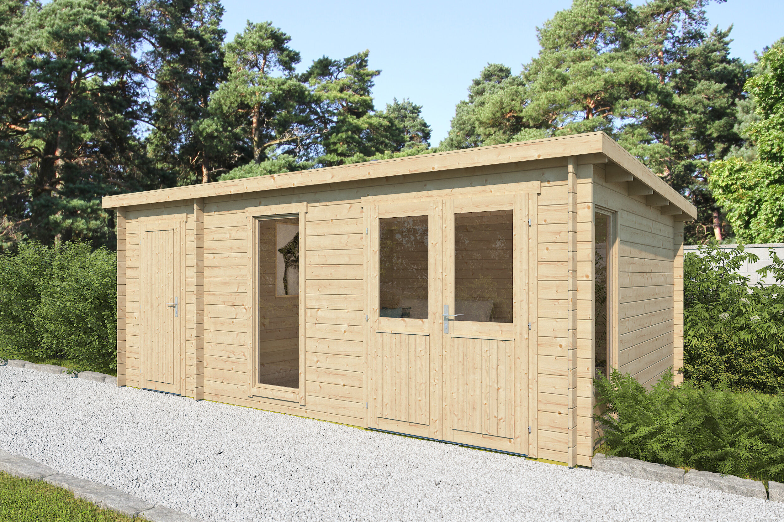 Fjordholz Gartenhaus Modell Krista 28 B