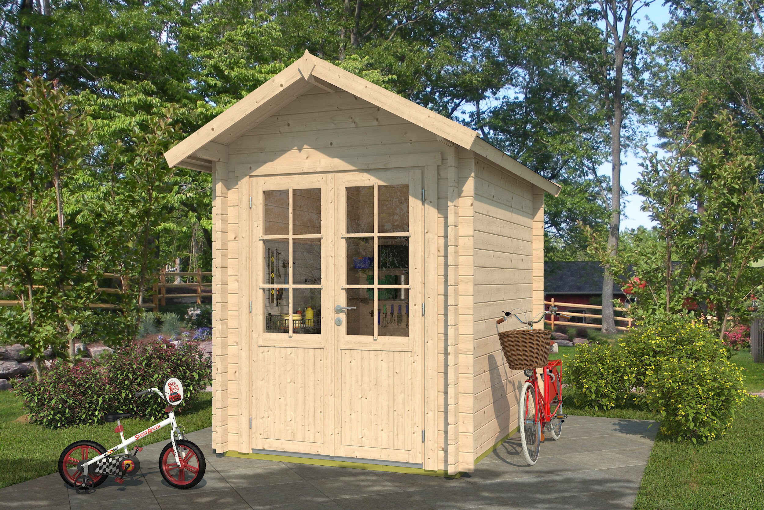 Fjordholz Gartenhaus Modell Lexi 44 B Premium