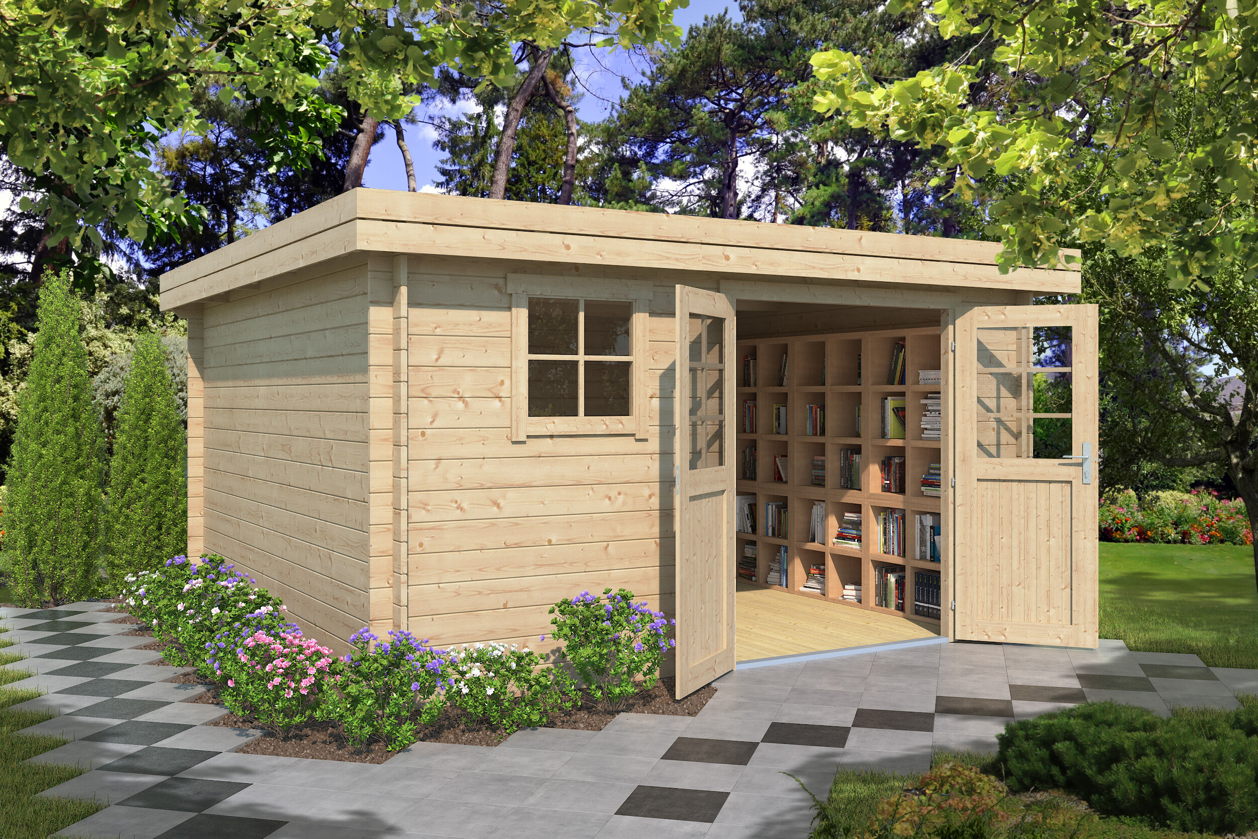 Fjordholz Gartenhaus Modell Linz 28 F