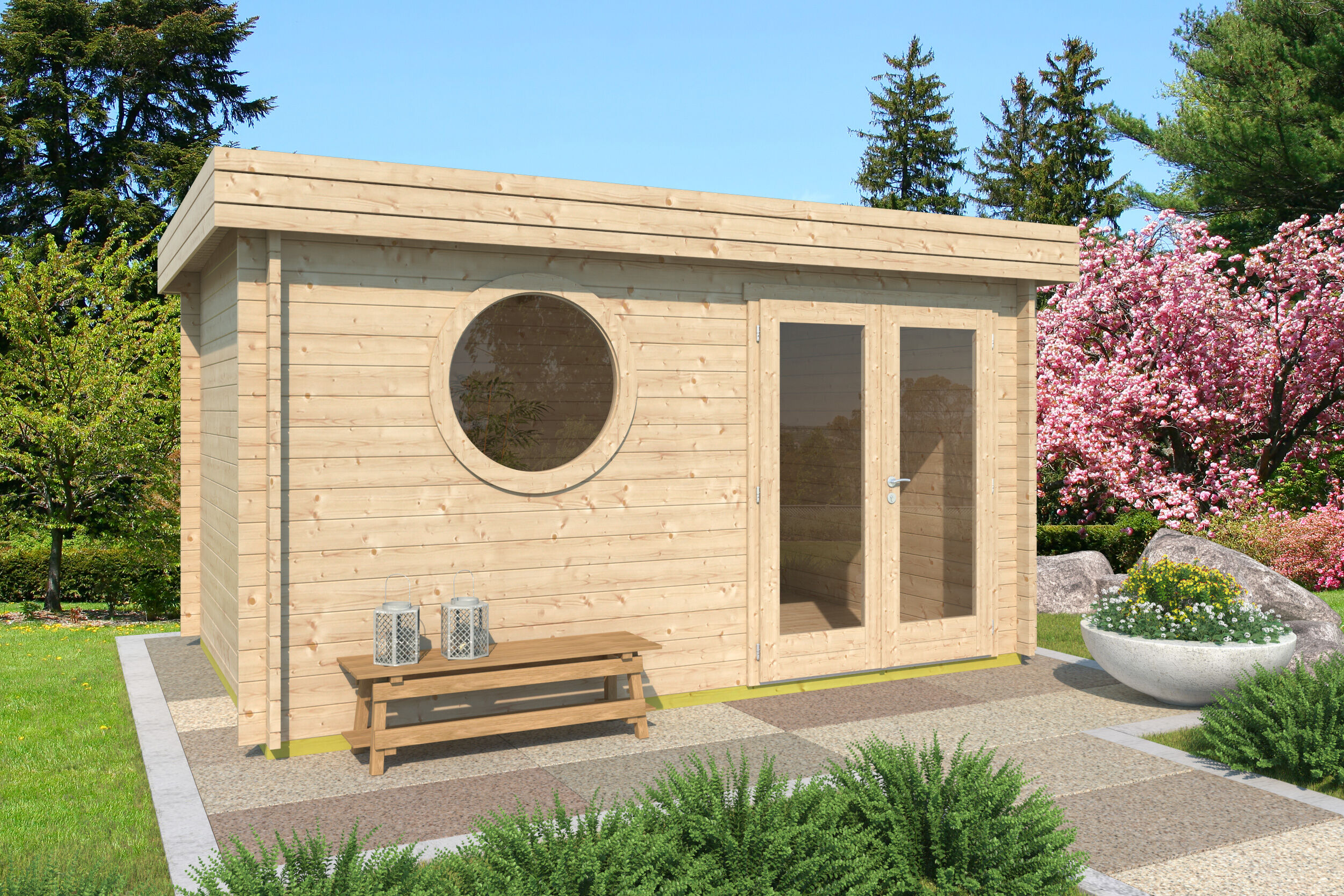 Fjordholz Gartenhaus Modell Lola 44