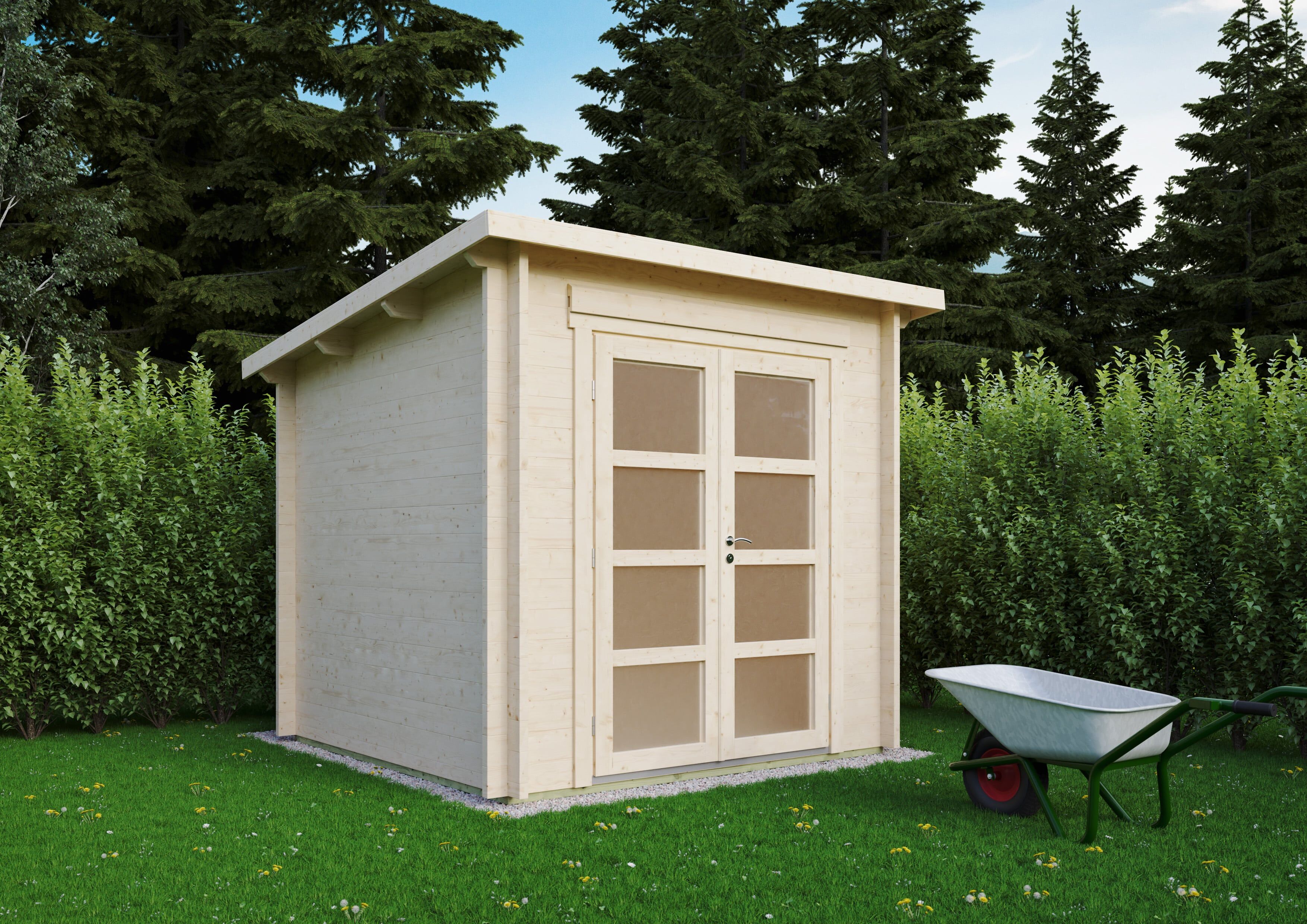Fjordholz Gartenhaus Modell Max 44 A
