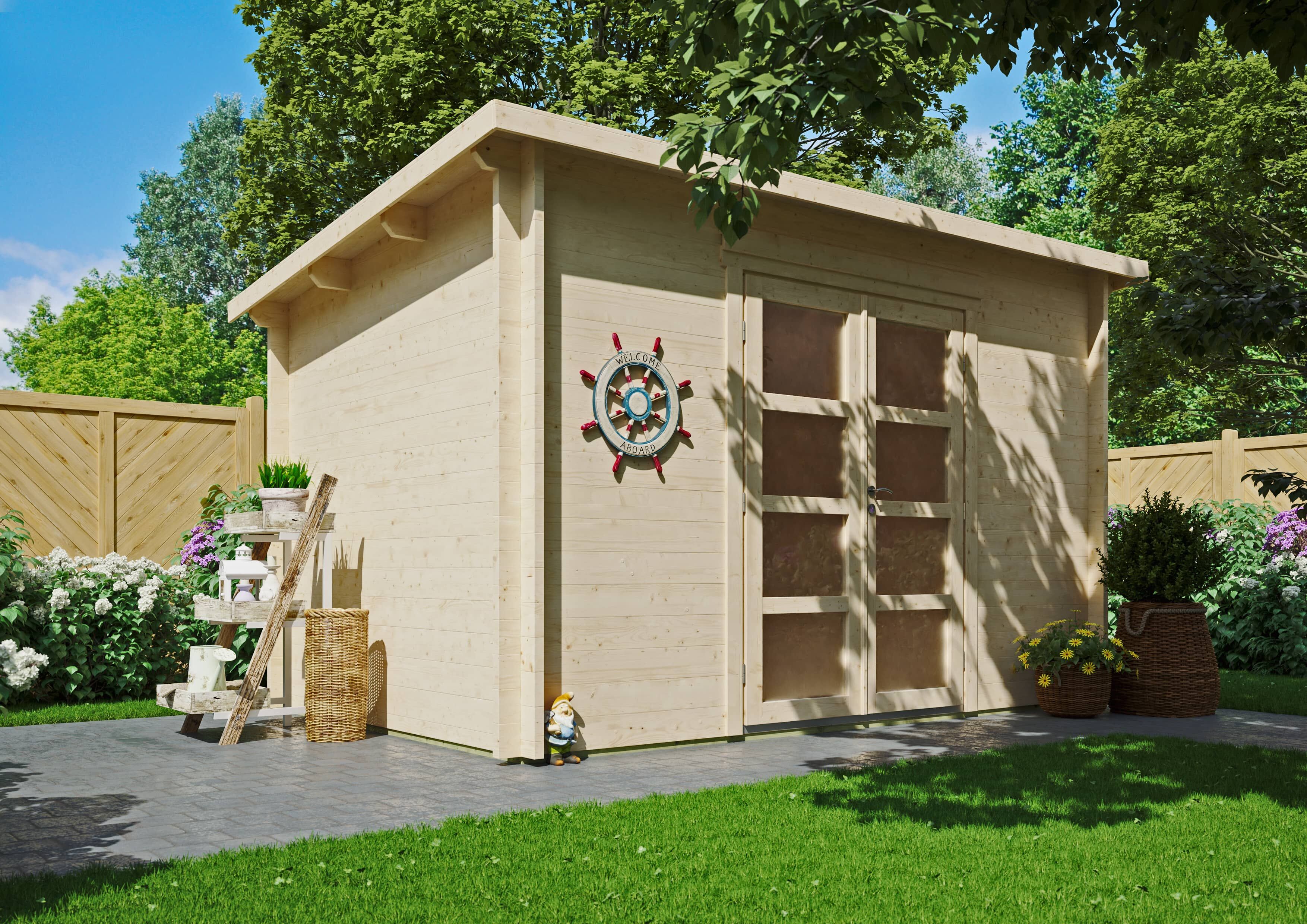 Fjordholz Gartenhaus Modell Max 44 E