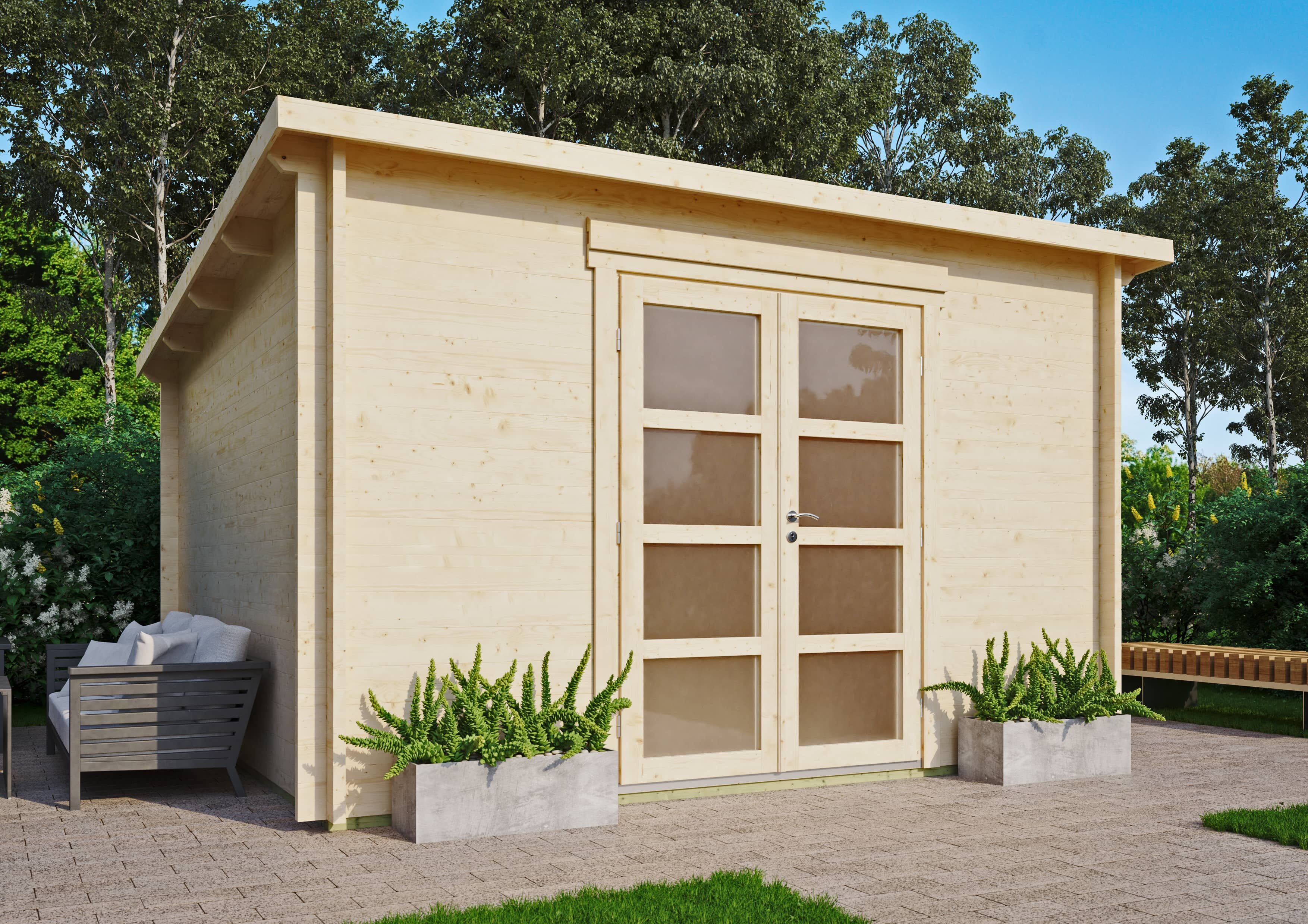 Fjordholz Gartenhaus Modell Max 44 I