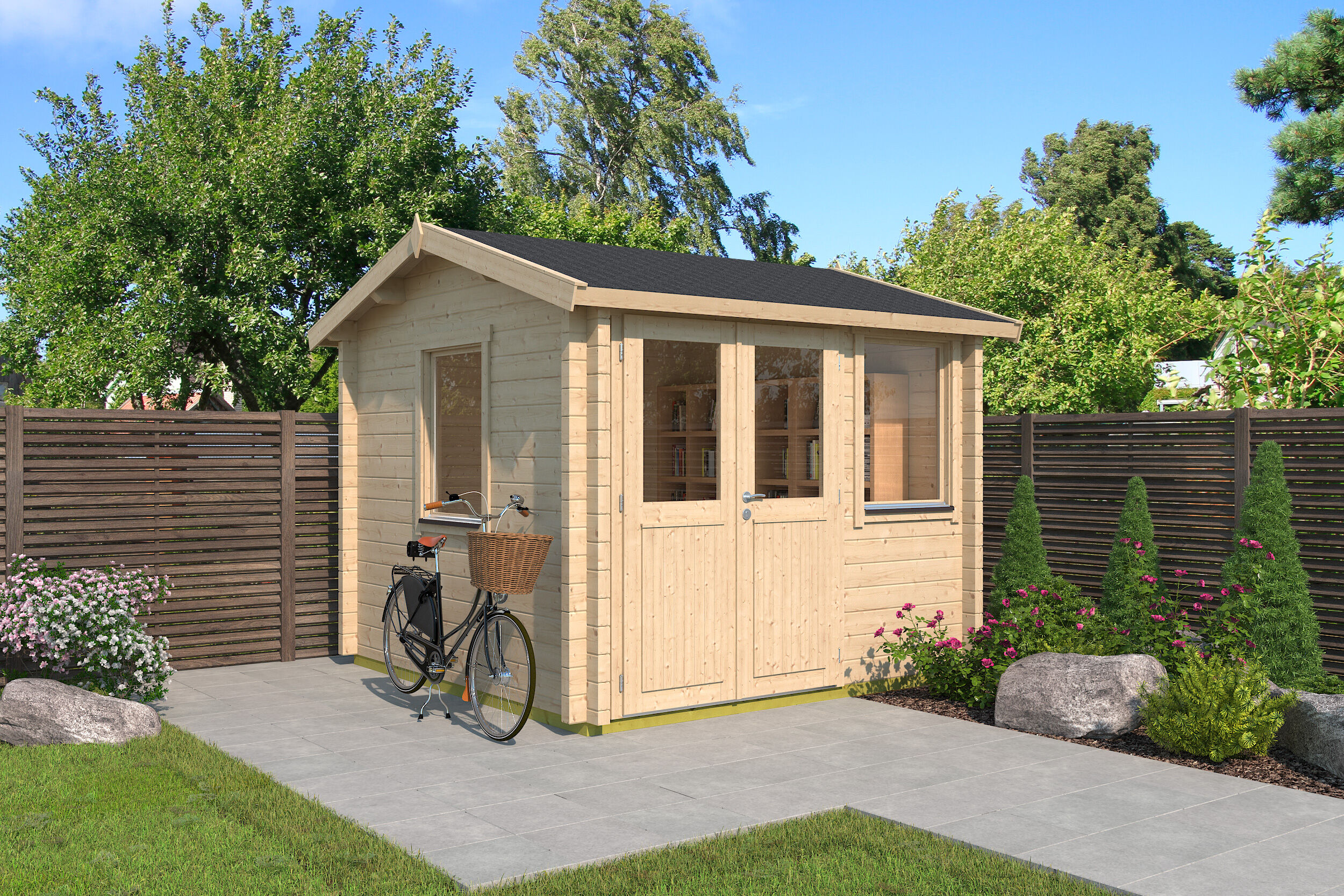 Fjordholz Gartenhaus Modell Narvic 70 A