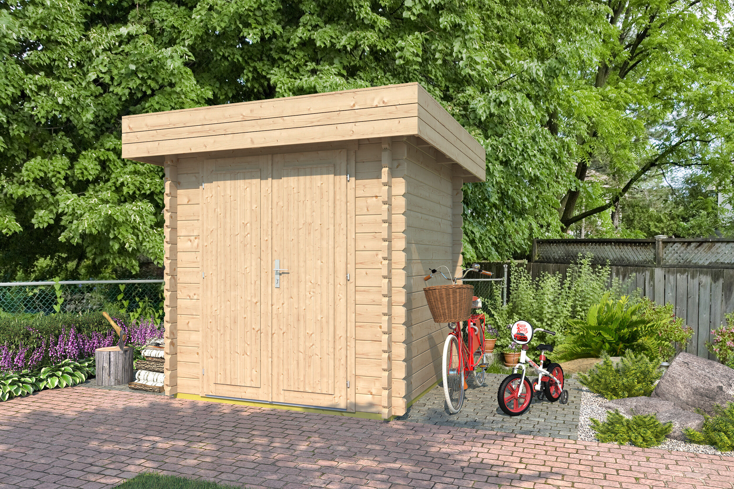 Fjordholz Gartenhaus Modell Rob 44 A