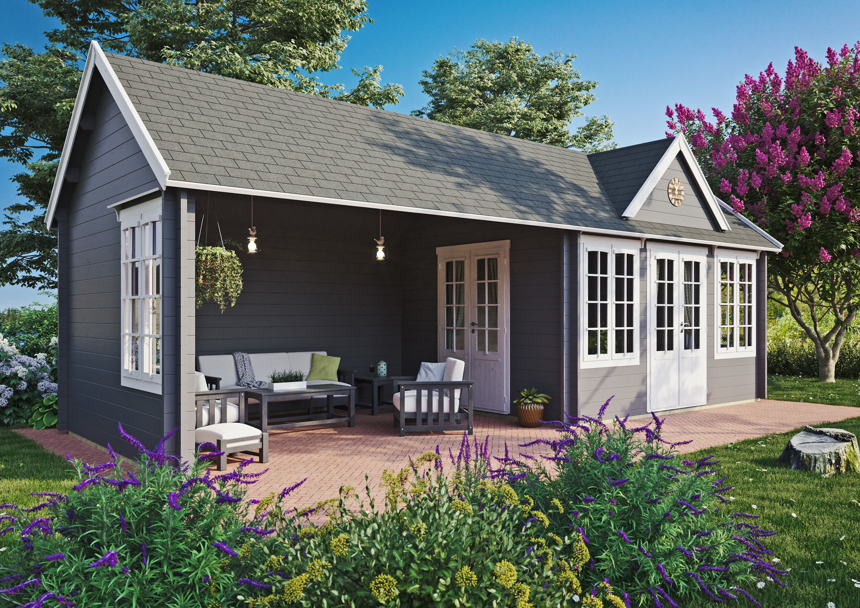 Fjordholz Gartenhaus Modell Teehaus Westminster 70