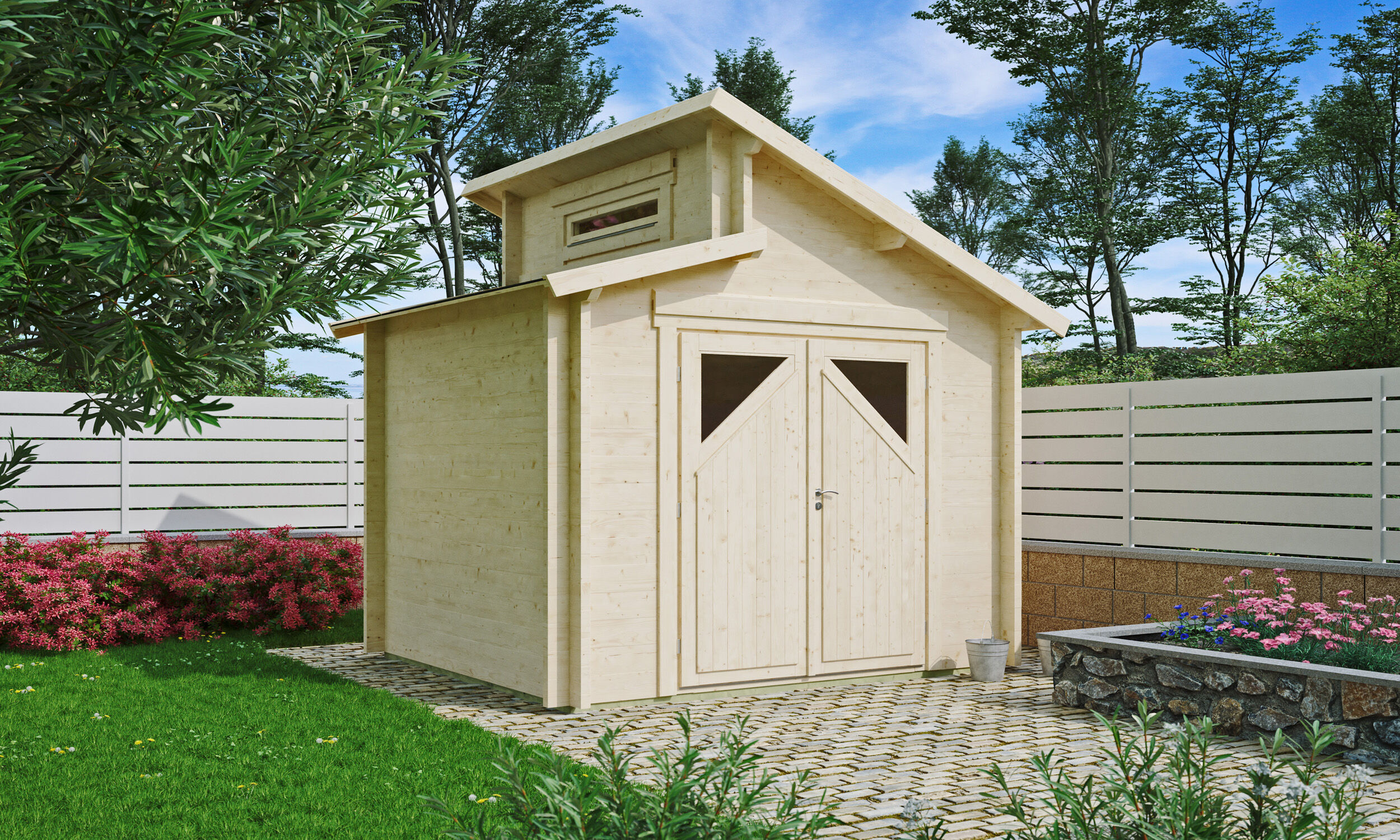 Fjordholz Gartenhaus Modell Varianta 44 A