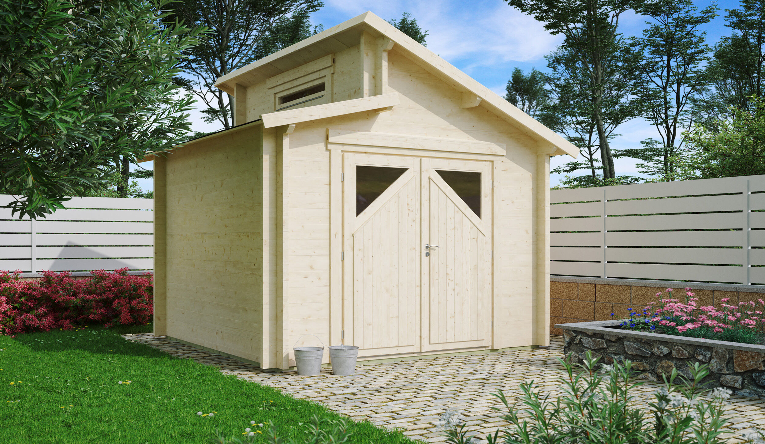 Fjordholz Gartenhaus Modell Varianta 44 B