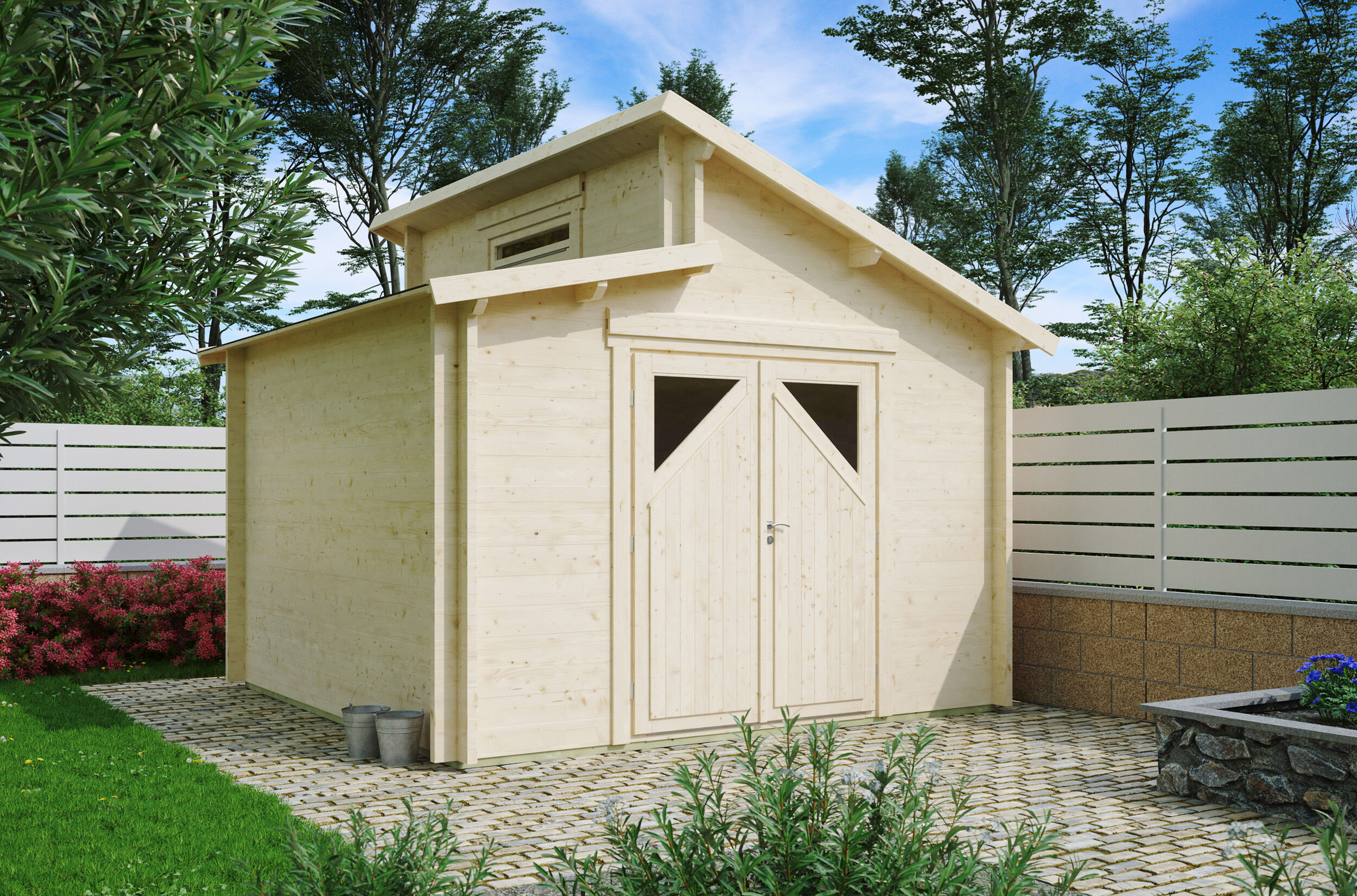 Fjordholz Gartenhaus Modell Varianta 44 D