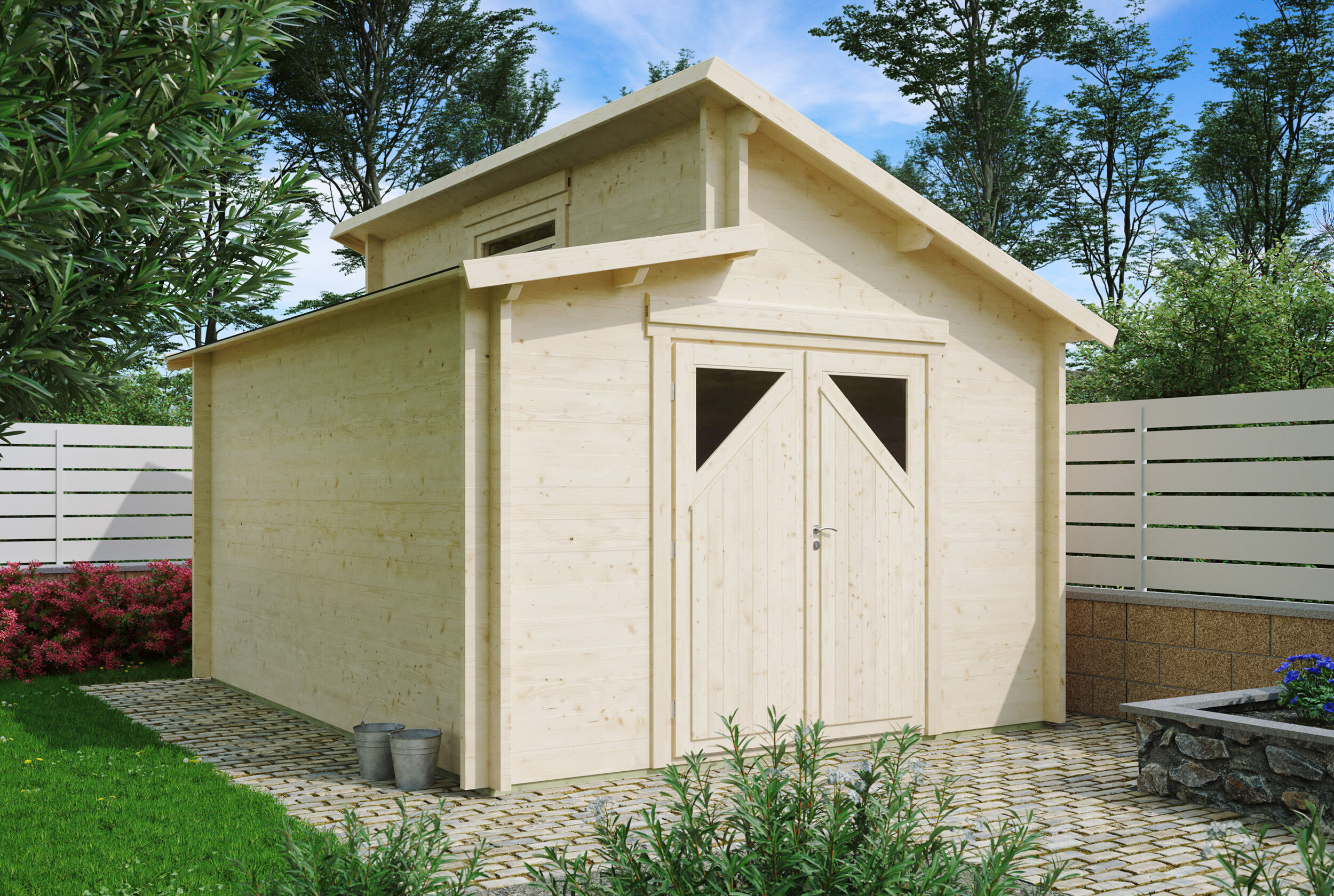 Fjordholz Gartenhaus Modell Varianta 44 E