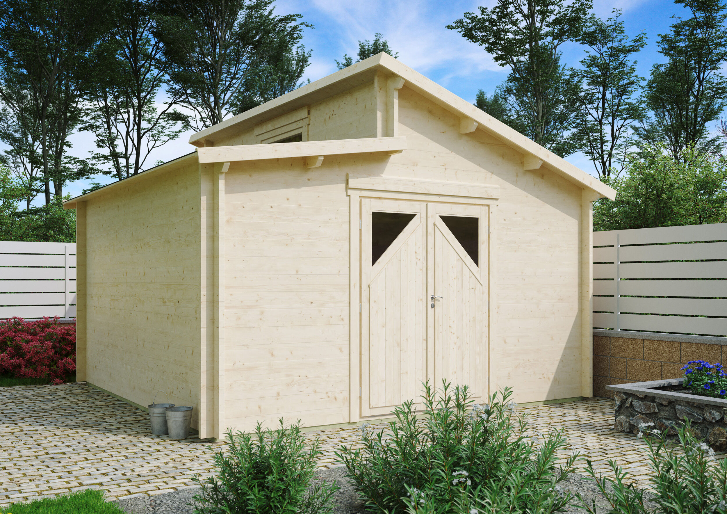 Fjordholz Gartenhaus Modell Varianta 44 F