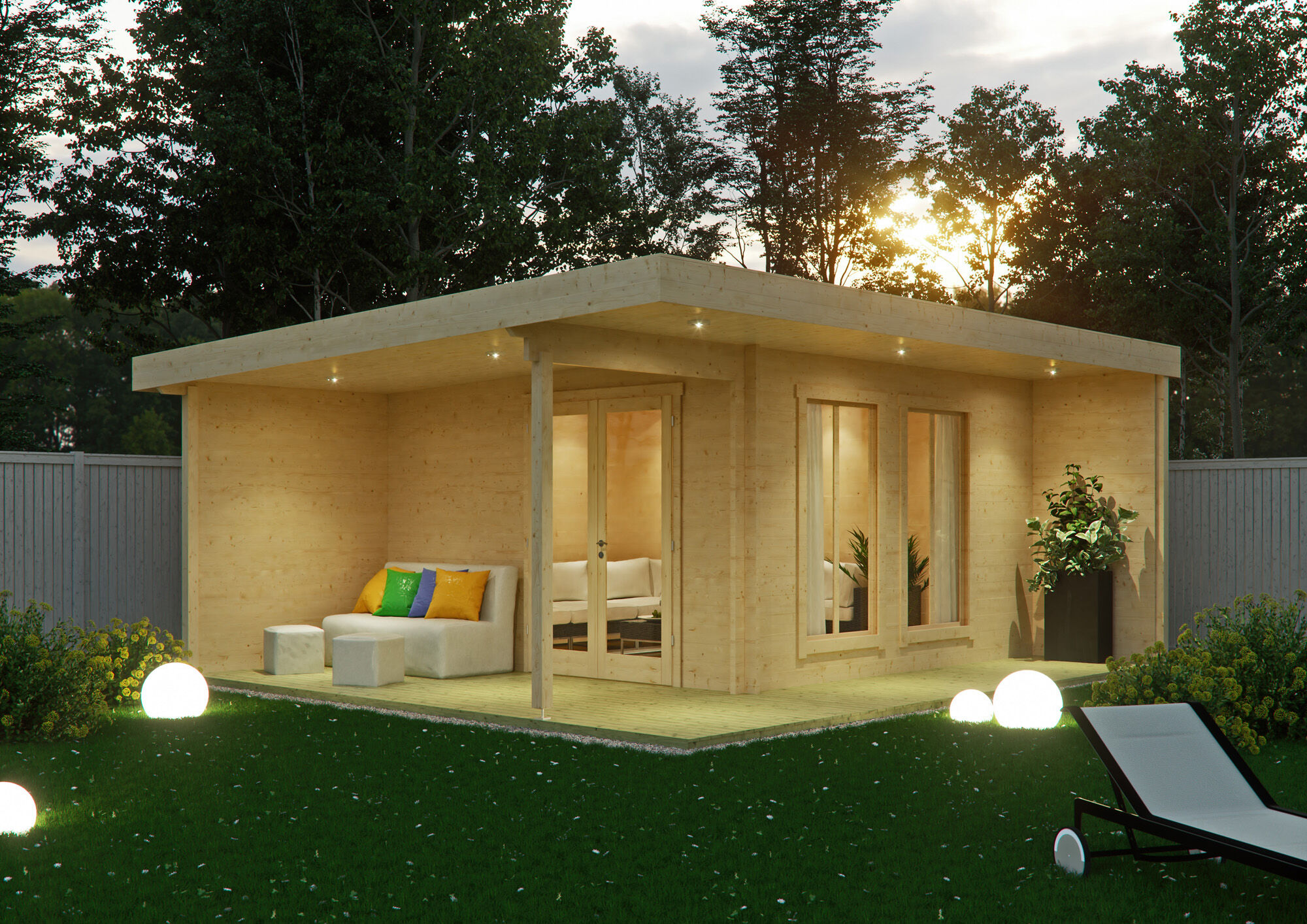 Fjordholz Gartenlounge Modell Klaus 44