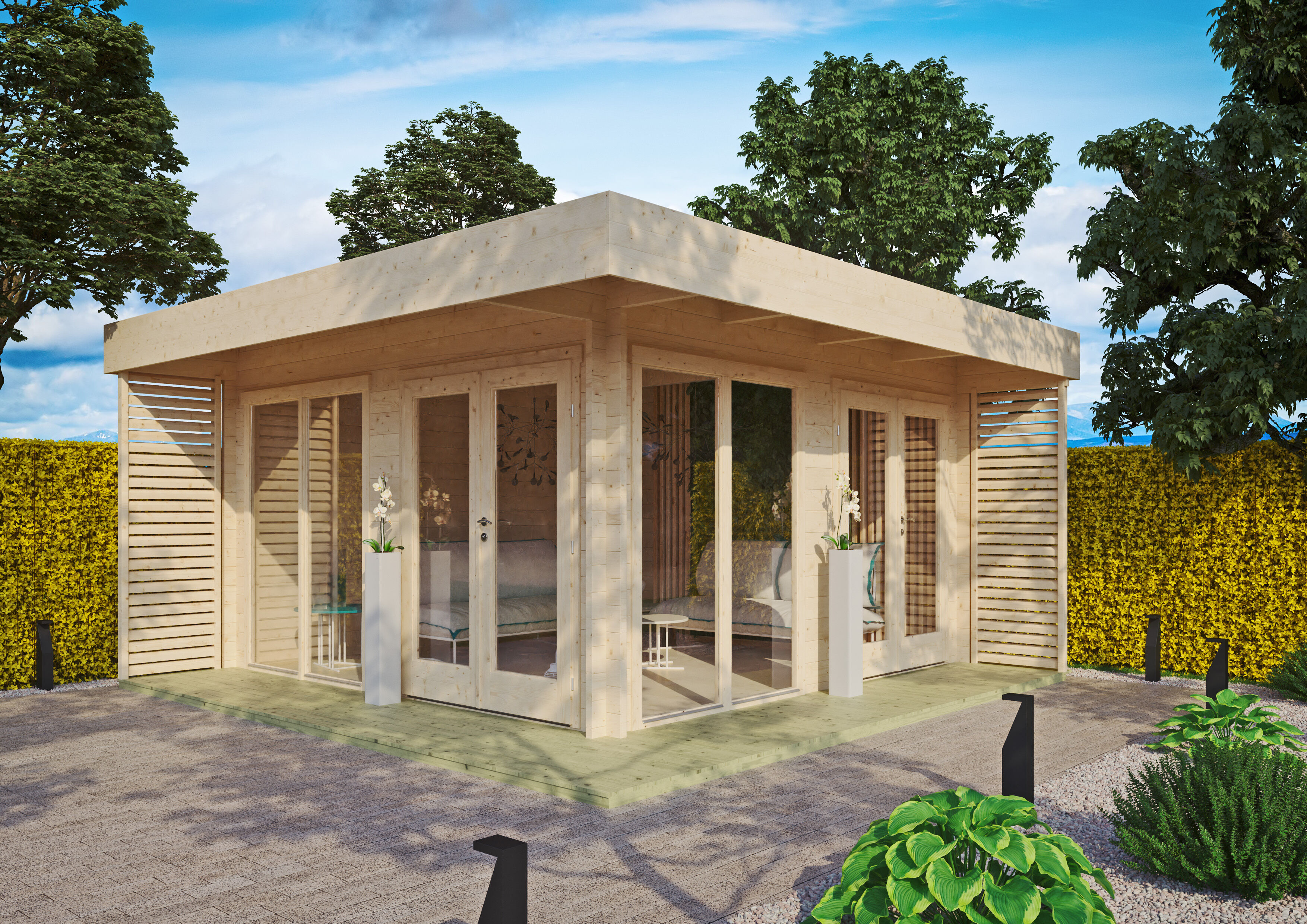 Fjordholz Gartenlounge Modell Lina 44 A