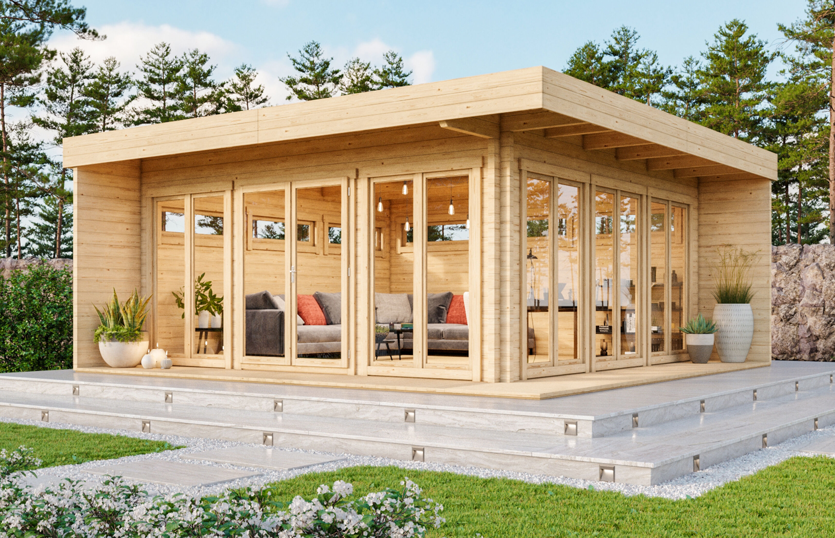 Fjordholz Gartenlounge Modell Mila 70