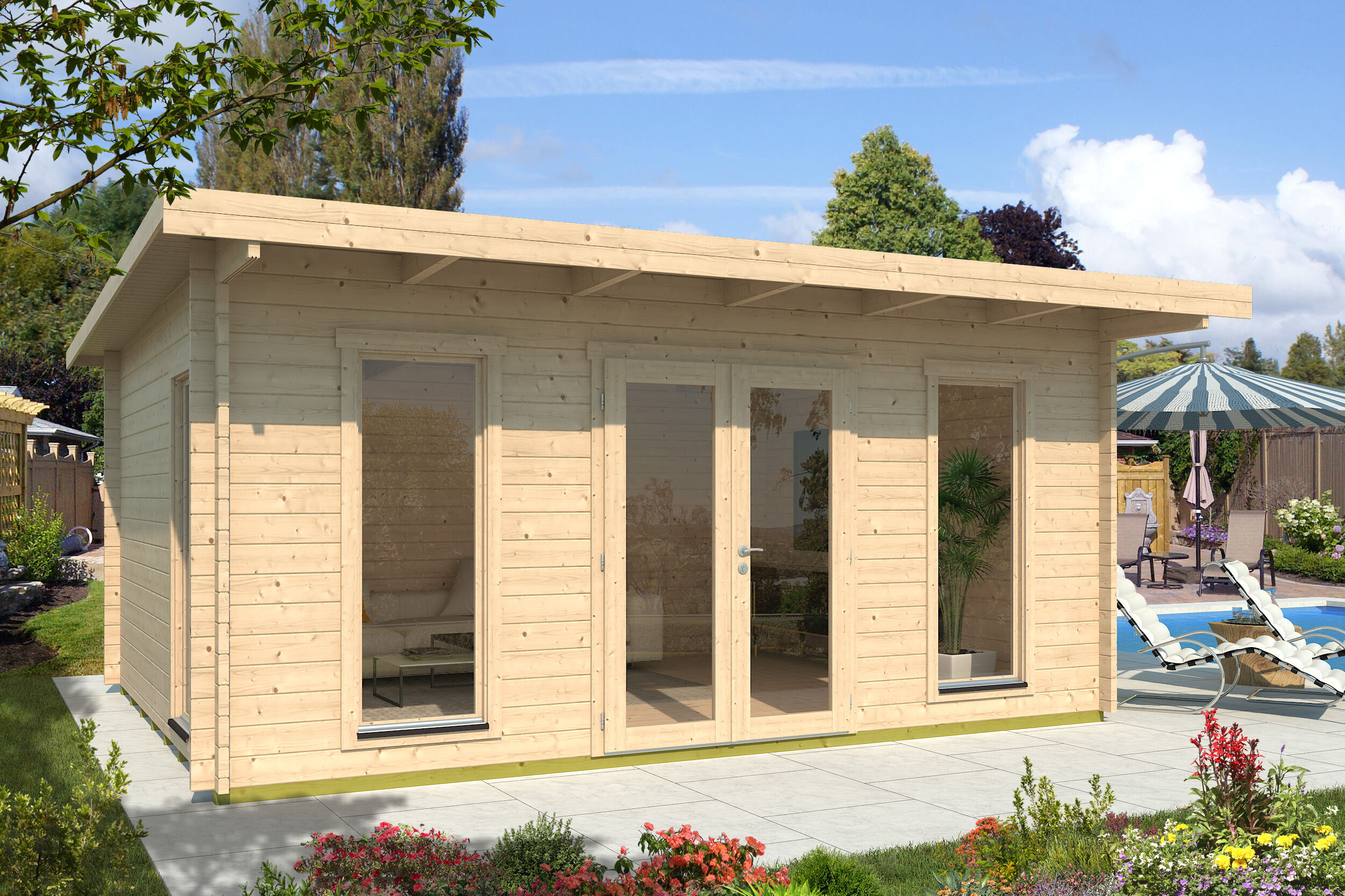 Fjordholz Gartenlounge Modell Nils 44