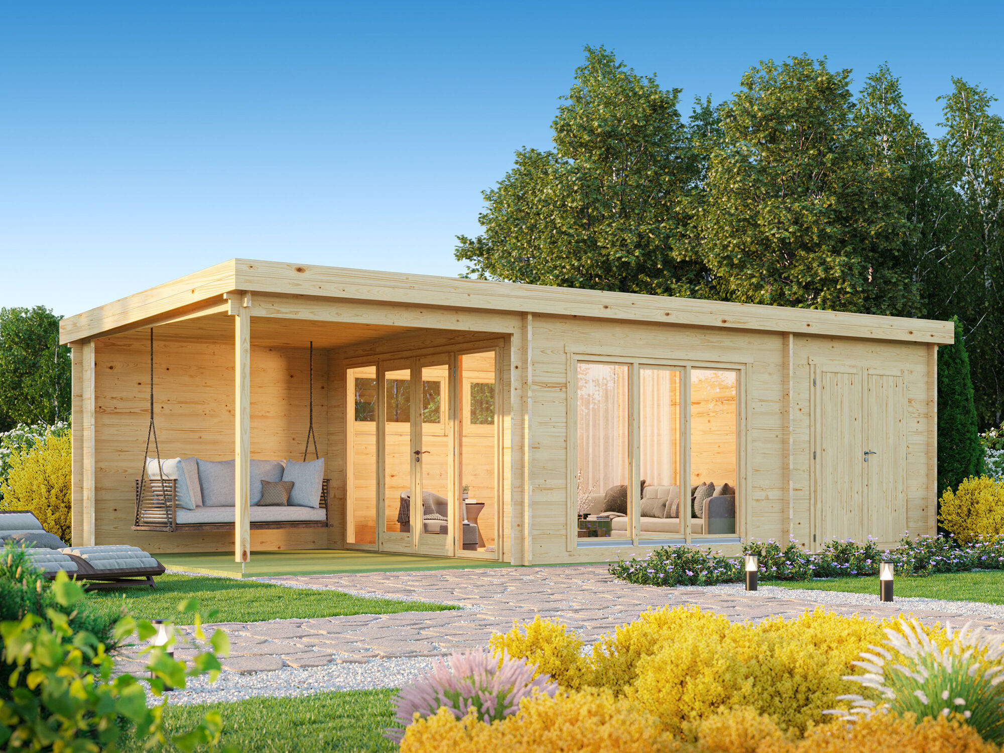Fjordholz Gartenlounge Modell Olaf 44