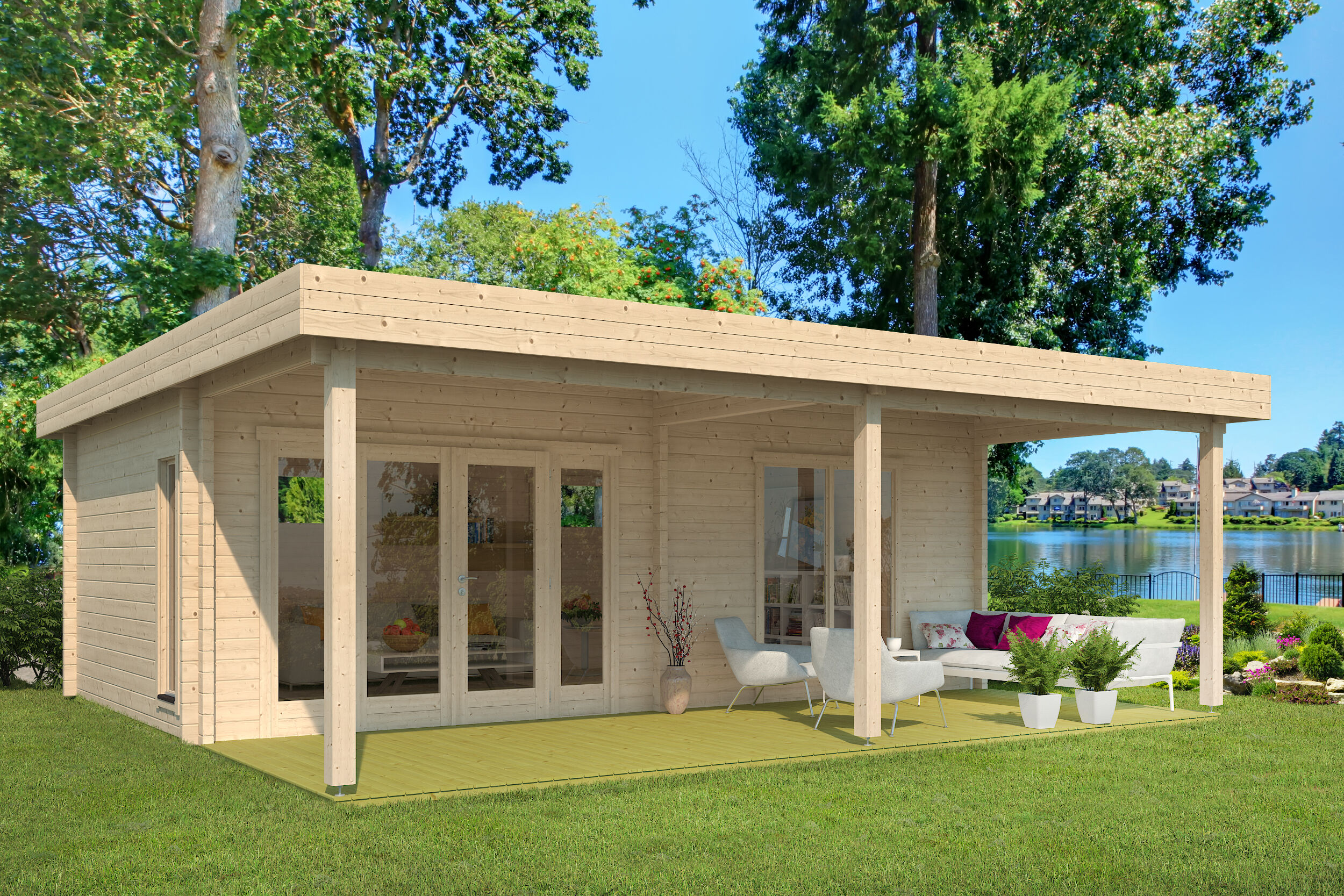 Fjordholz Gartenlounge Modell Oskar 70